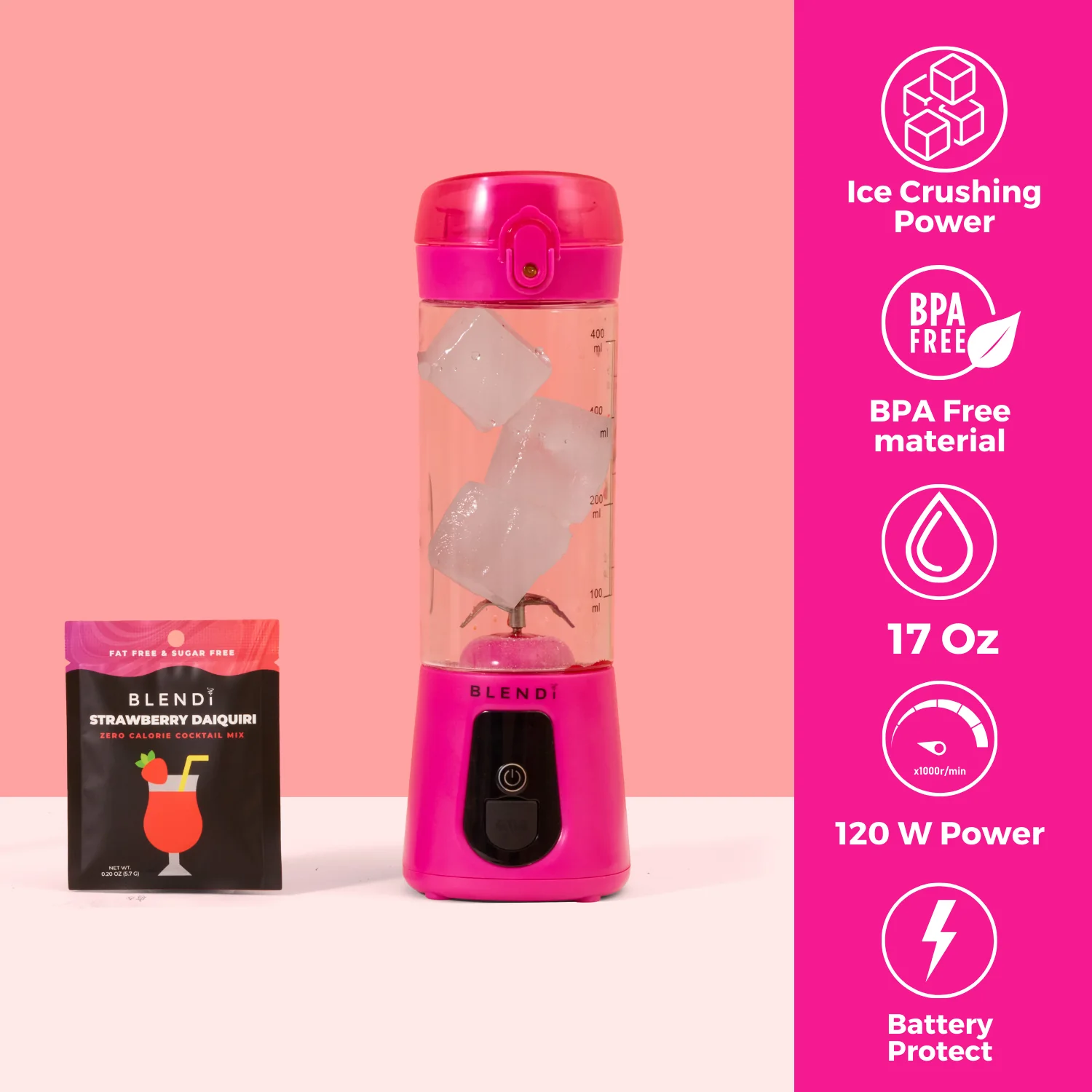 Pro+ Ice Crushing Portable Blender (17oz) - Image 16