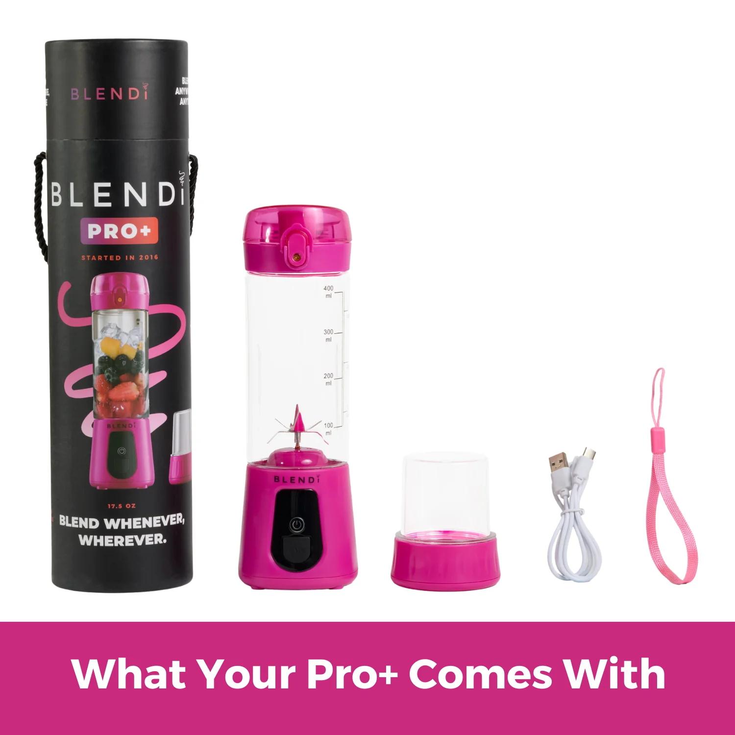 Pro+ Ice Crushing Portable Blender (17oz) - Image 40