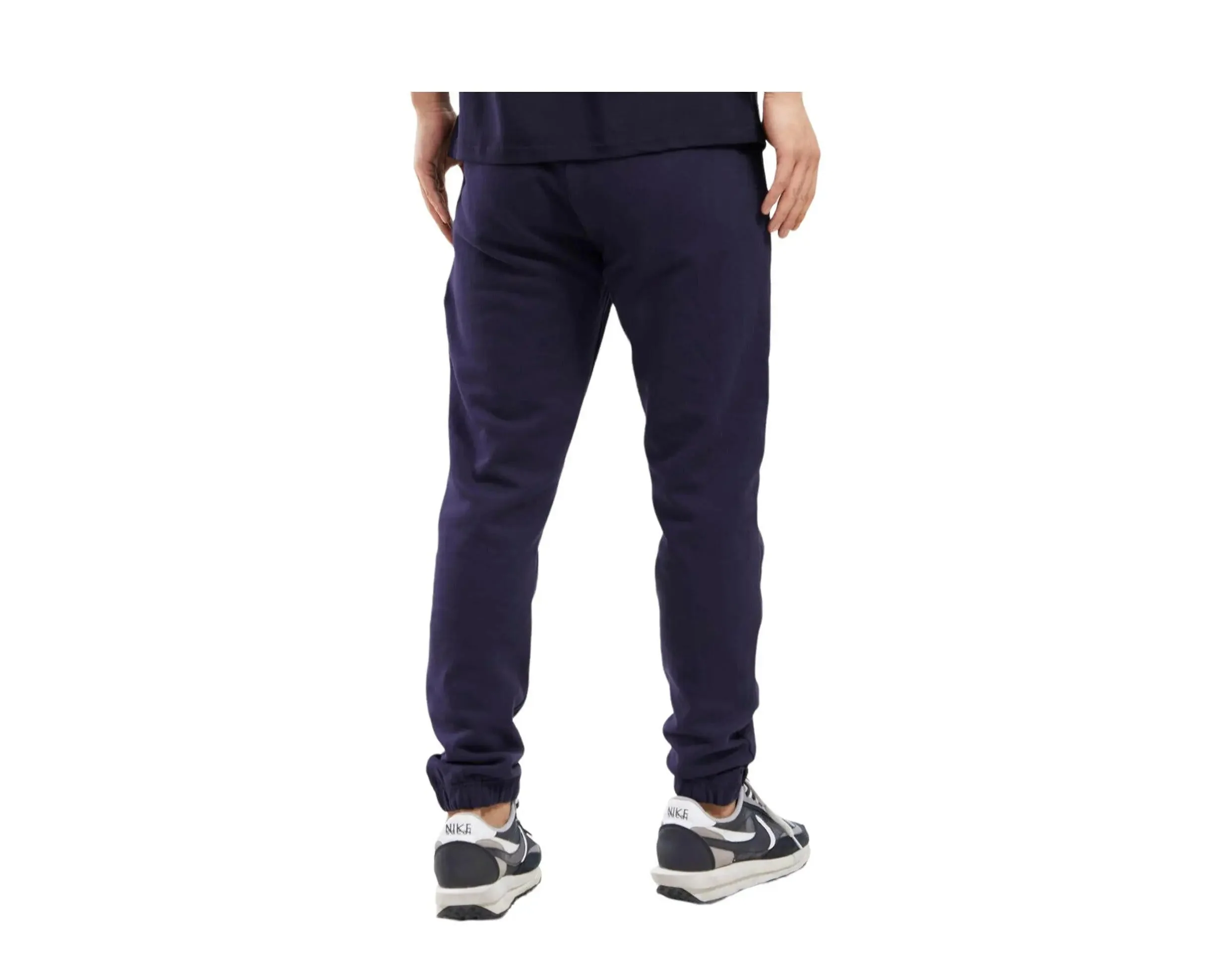 Pro Standard Atlanta Braves Mash Up Logo Men Sweatpants Midnight Navy - Image 4