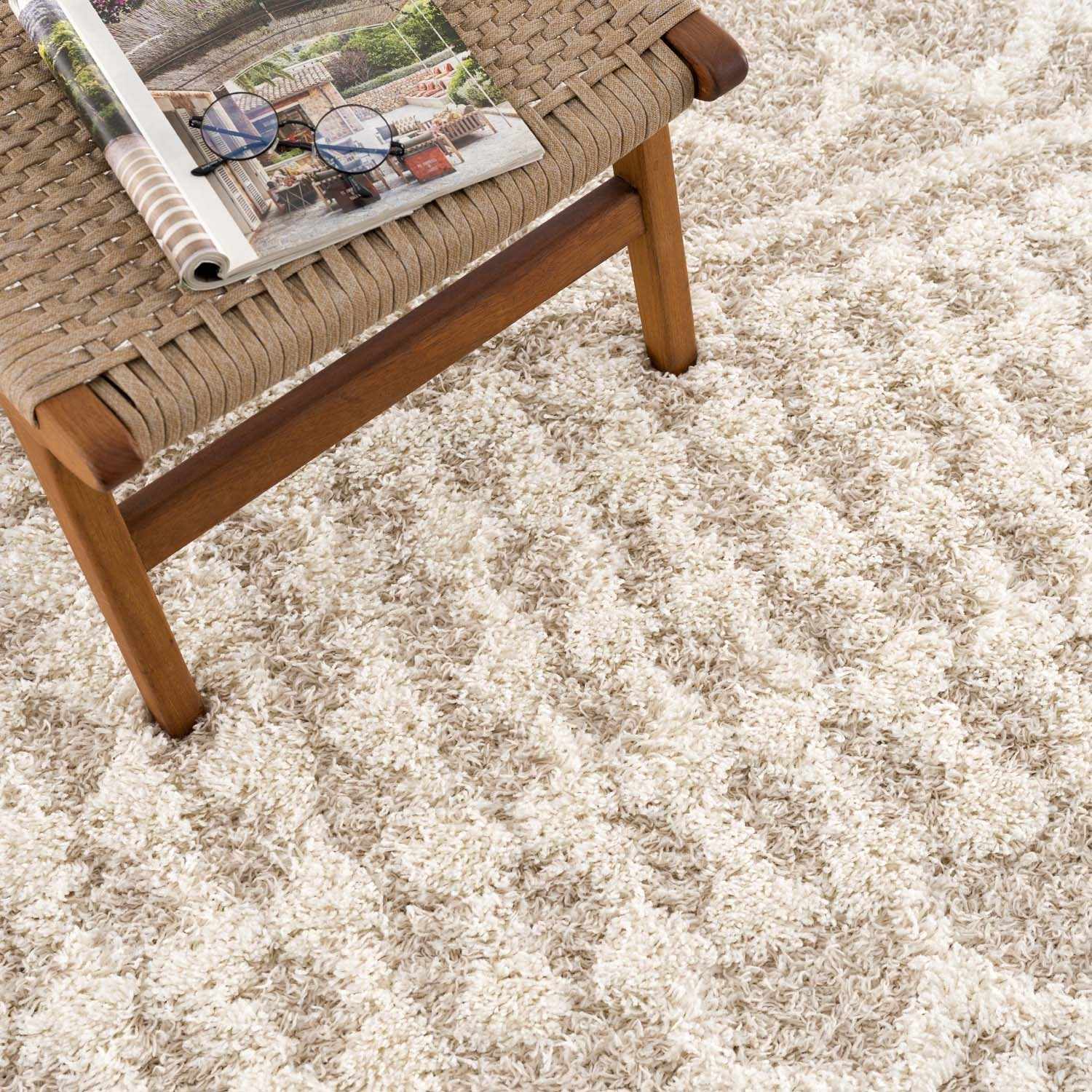 Prompton Cream Plush Area Rug - Image 14