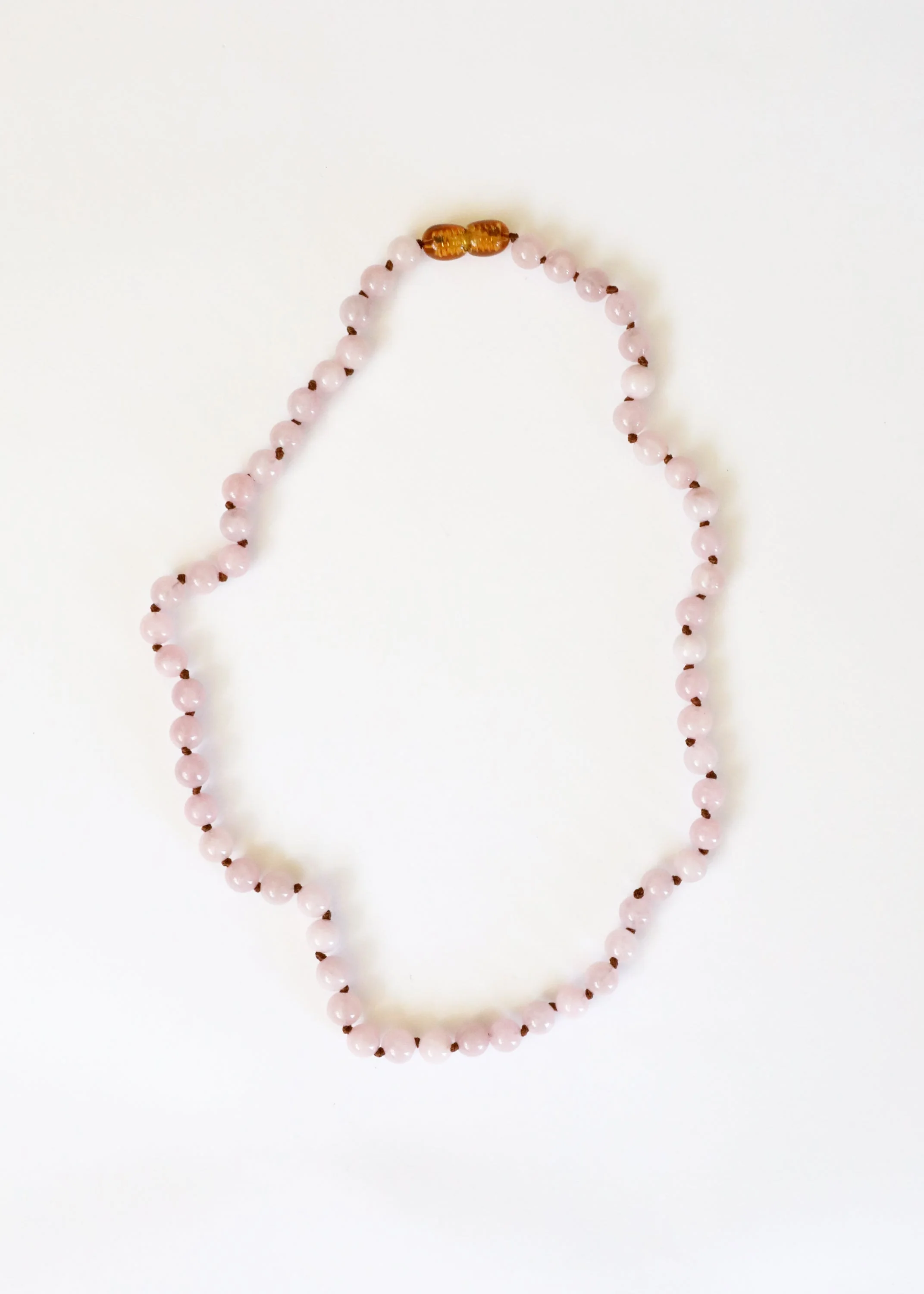 Pure Gemstone + Natural Rose Quartz || Beaded Necklace - Image 5