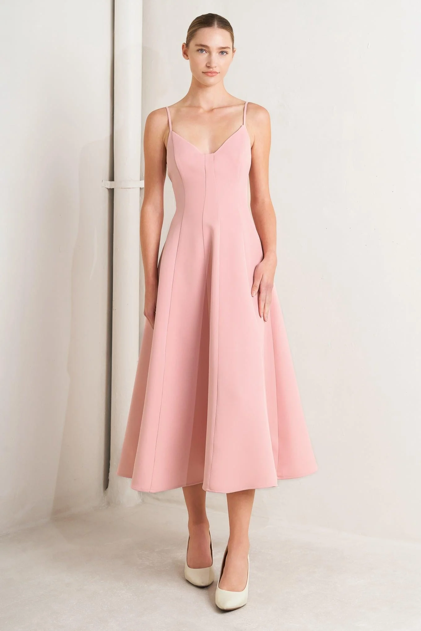 Pure Intention Woven Midi Dress - Image 3