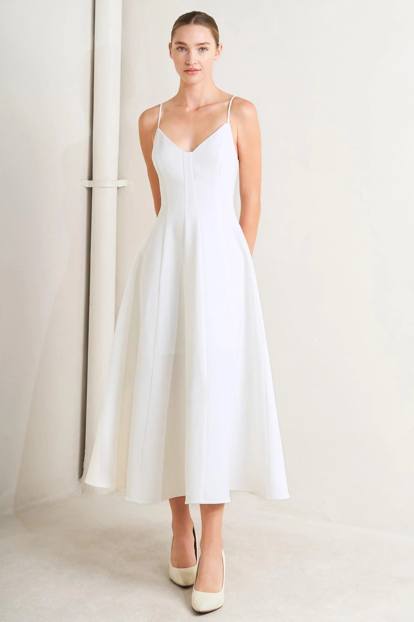 Pure Intention Woven Midi Dress - Image 8