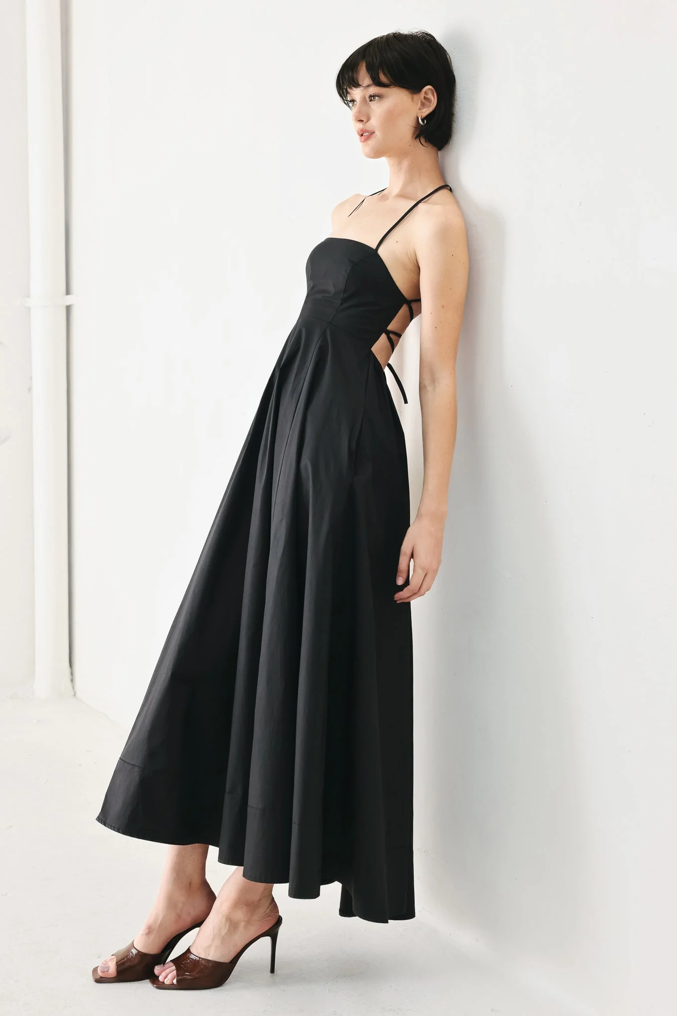 Pure Line Woven Midi Dress - Image 10