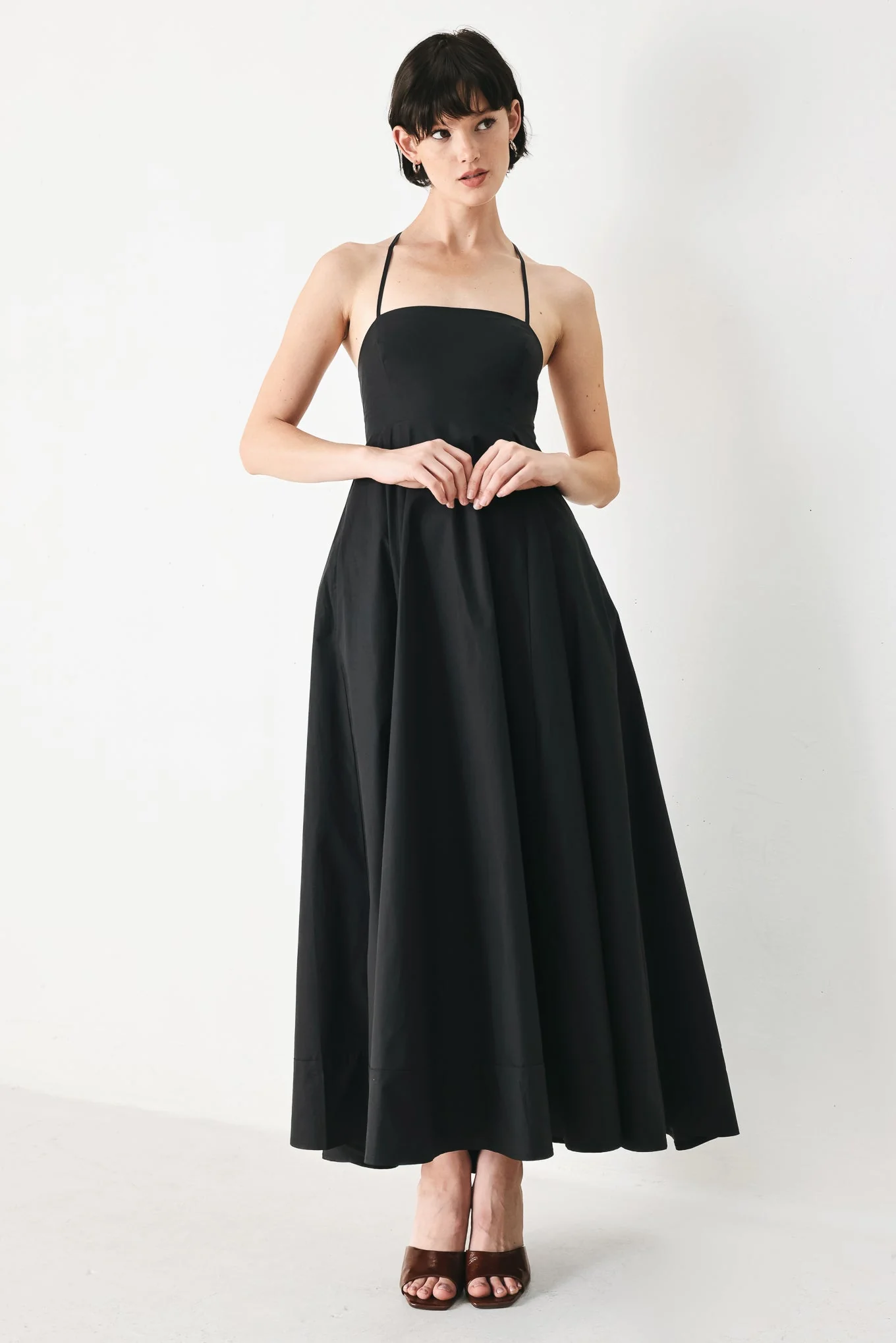 Pure Line Woven Midi Dress - Image 2