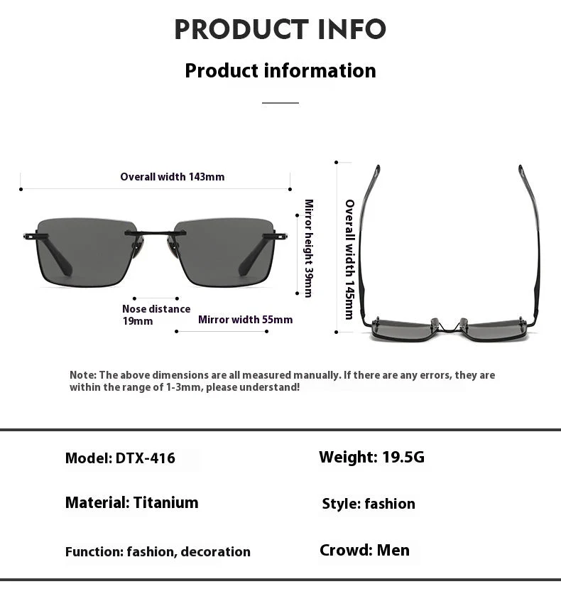 Pure Titanium Polarized Sunglasses – Retro British Style - Image 5