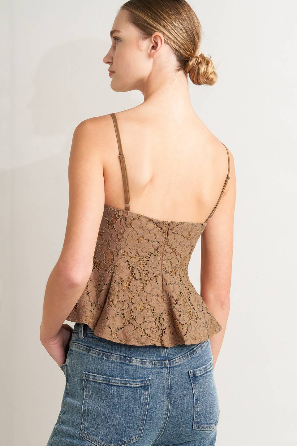 Purely Romantic Woven Lace Cami Top - Image 9