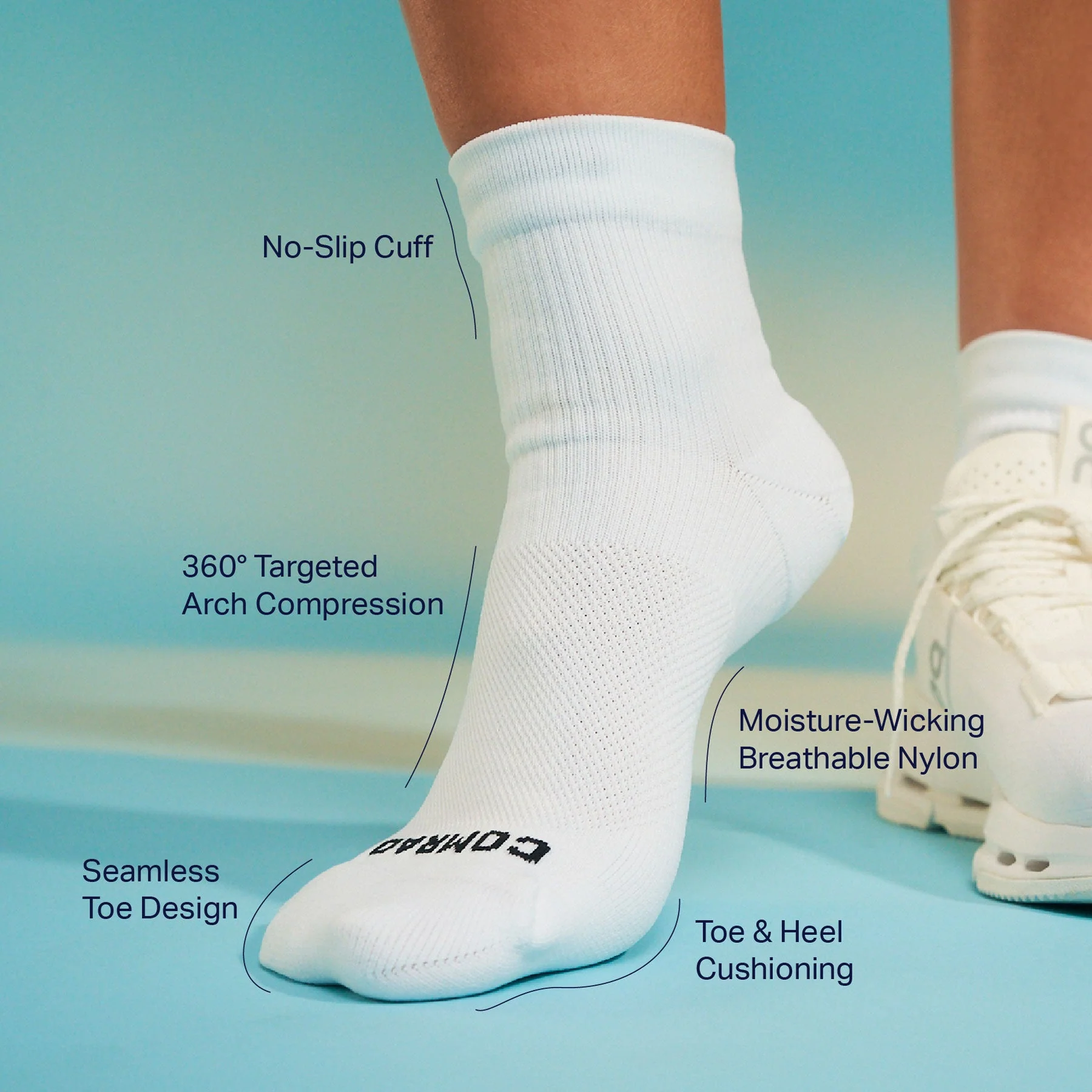Quarter Ankle Compression Socks - Image 5
