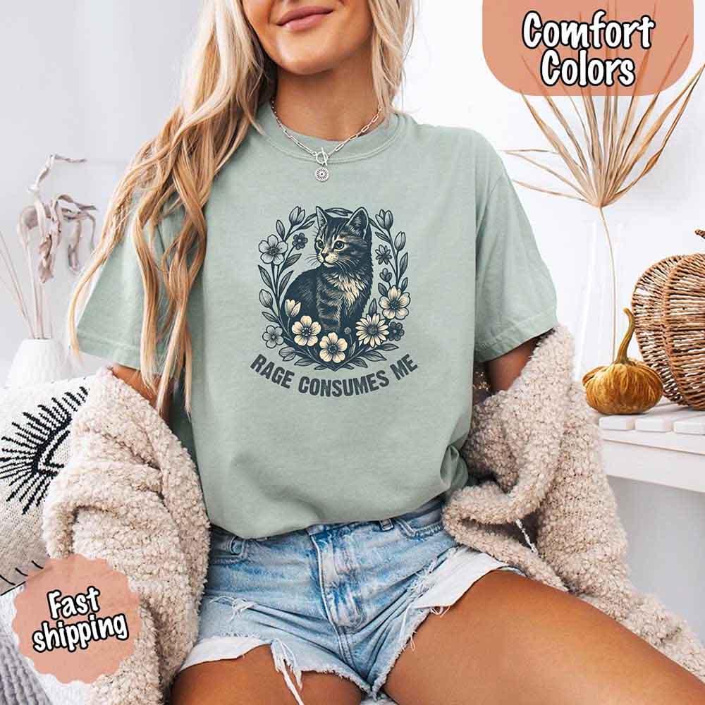 Rage Consumes Me Comfort Colors Shirt – Funny Meme Tee - Image 10