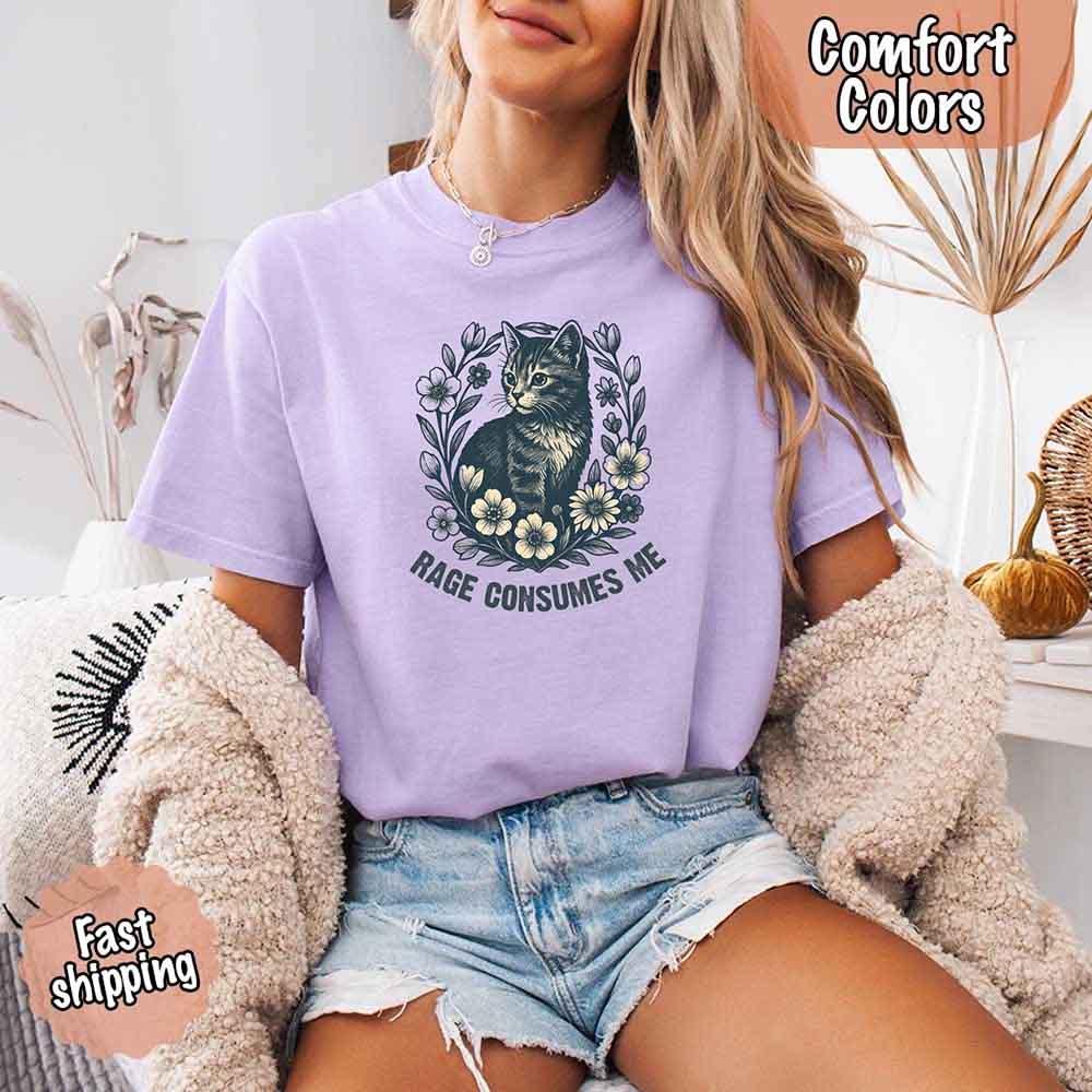 Rage Consumes Me Comfort Colors Shirt – Funny Meme Tee - Image 14