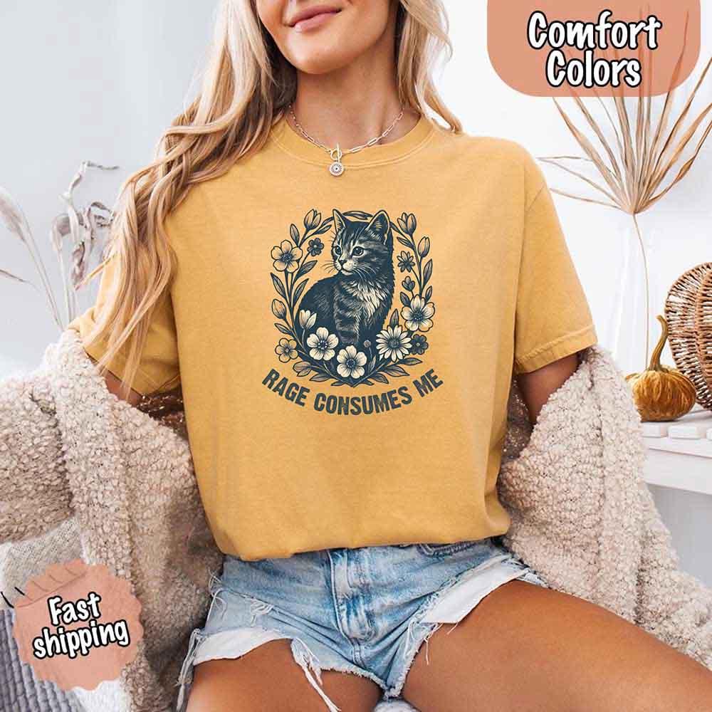 Rage Consumes Me Comfort Colors Shirt – Funny Meme Tee - Image 16