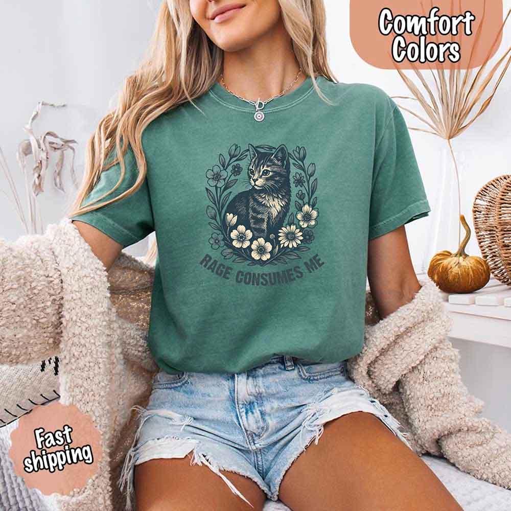 Rage Consumes Me Comfort Colors Shirt – Funny Meme Tee - Image 18
