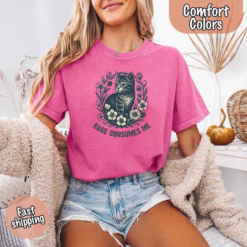 Rage Consumes Me Comfort Colors Shirt – Funny Meme Tee - Image 22