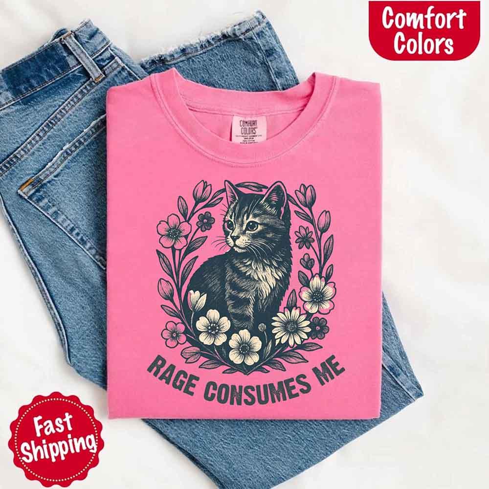 Rage Consumes Me Comfort Colors Shirt – Funny Meme Tee - Image 23