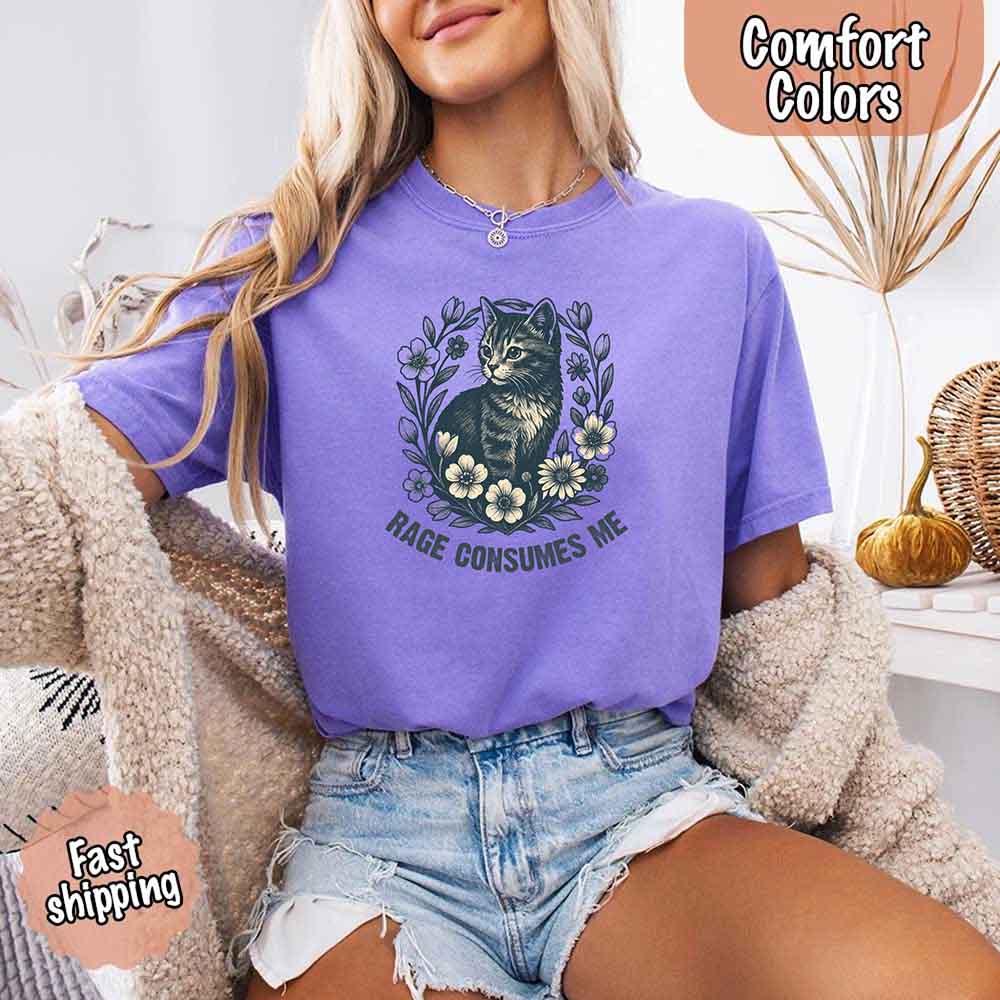 Rage Consumes Me Comfort Colors Shirt – Funny Meme Tee - Image 6