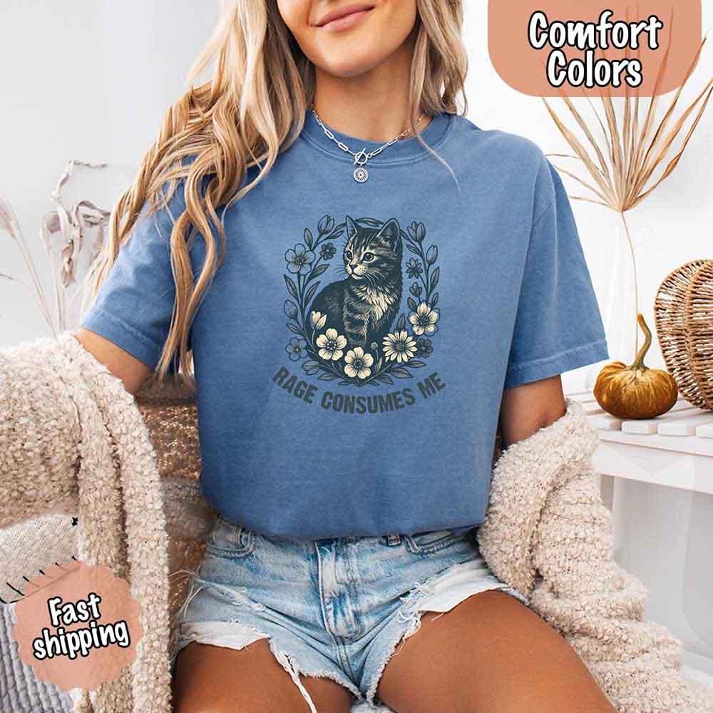 Rage Consumes Me Comfort Colors Shirt – Funny Meme Tee - Image 8