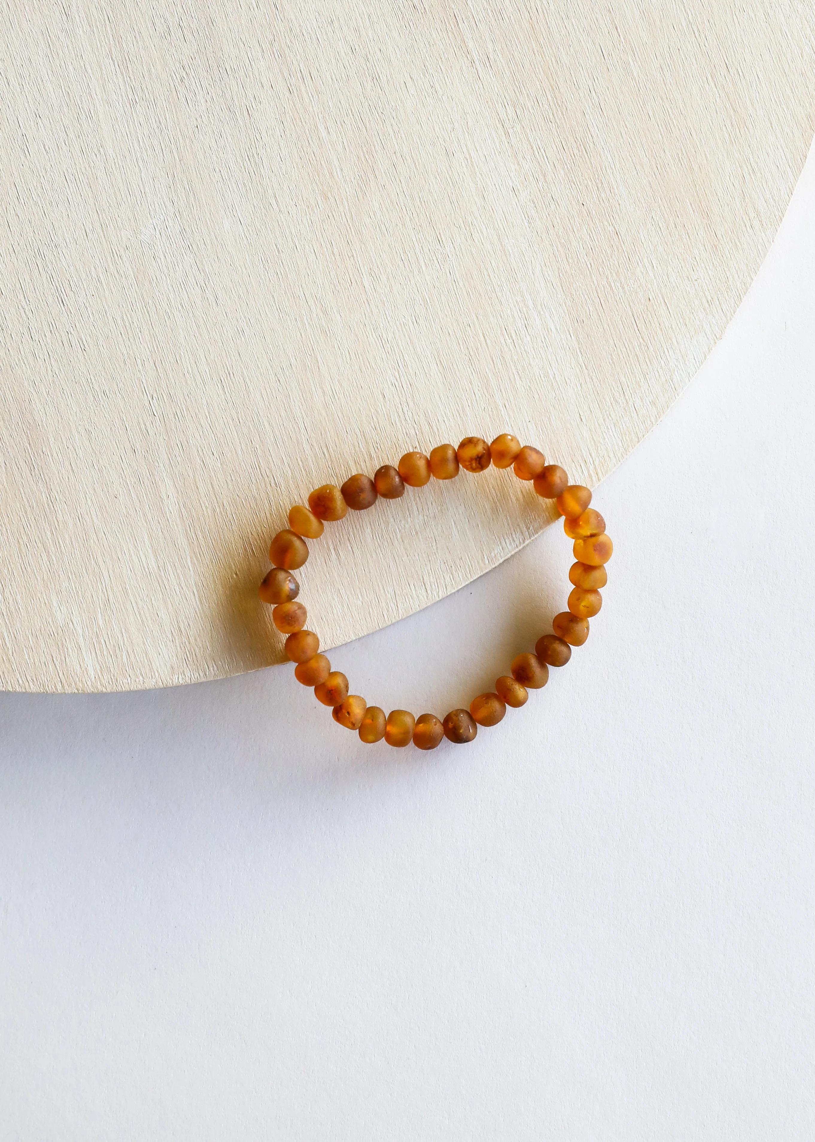 Raw Cognac Baltic Amber || Adult Bracelet - Image 2