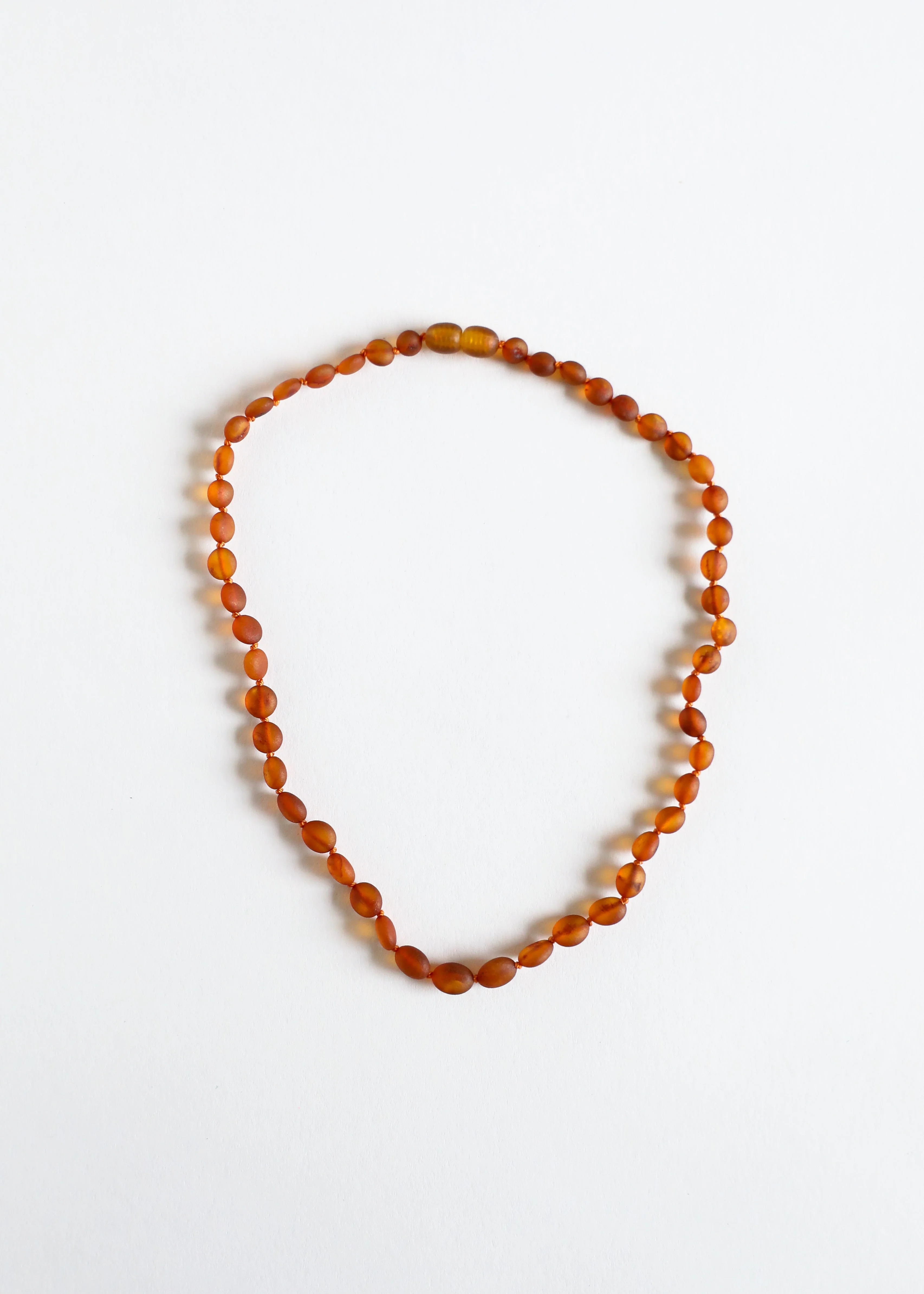 Raw Cognac Baltic Amber || Classic || Necklace - Image 4