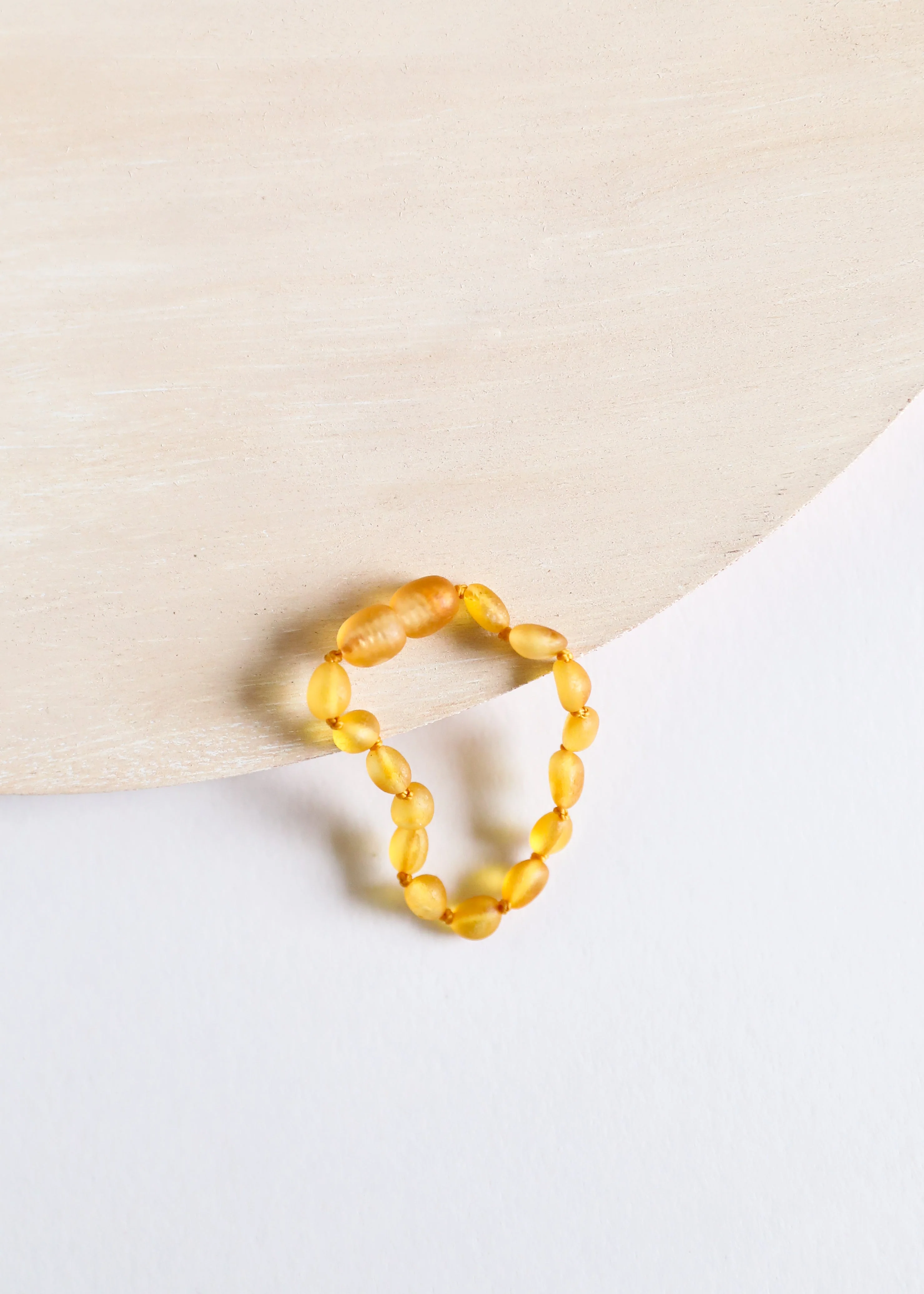 Raw Honey Baltic Amber || Classic || Anklet or Bracelet - Image 2