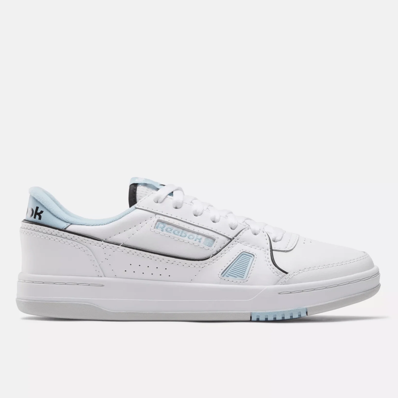 Reebok Men's Lt Court Shoes - White/Softblue/Black