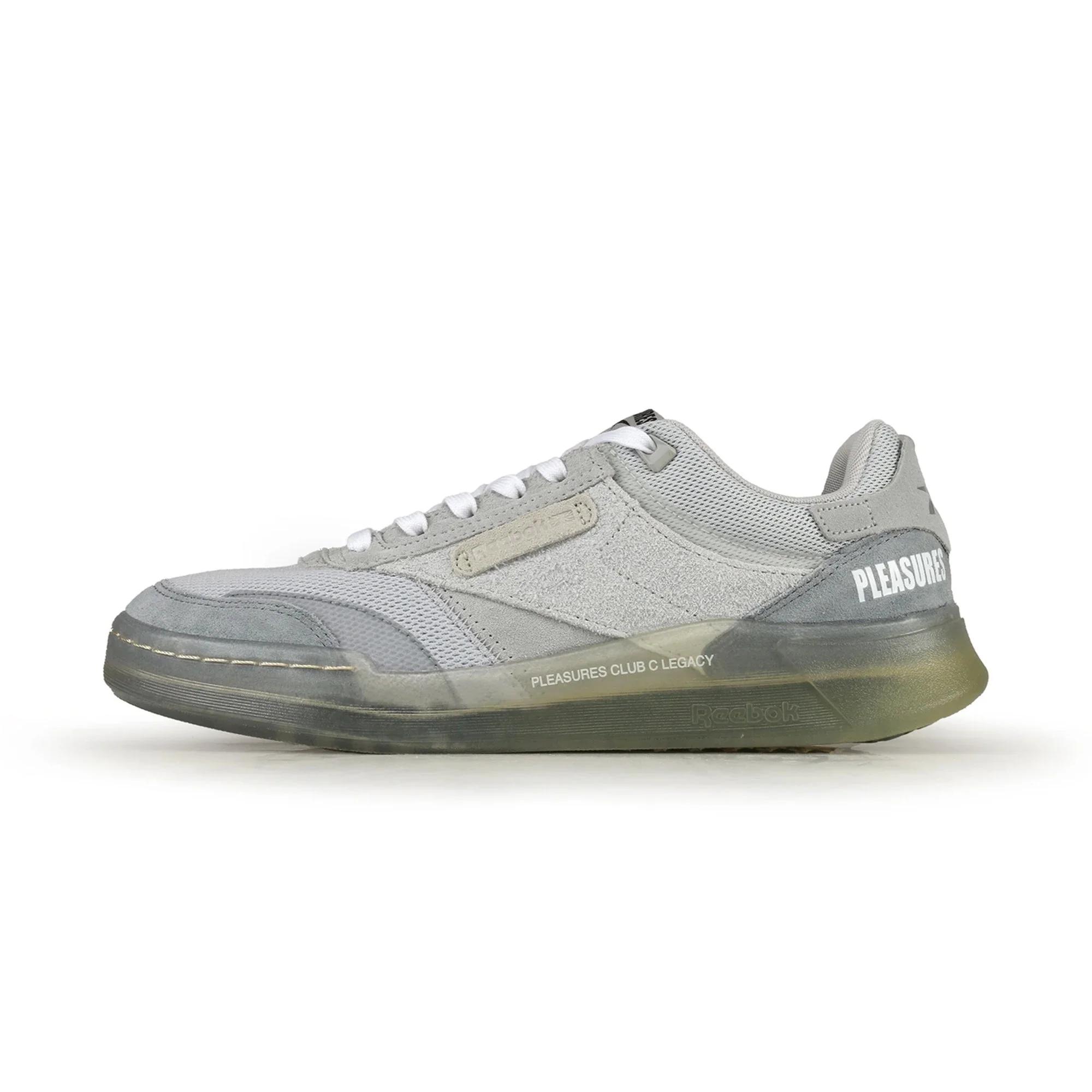 Reebok Men's Pleasures Club C Legacy Shoes - Pure Grey/Pure Grey/Straw - Image 2