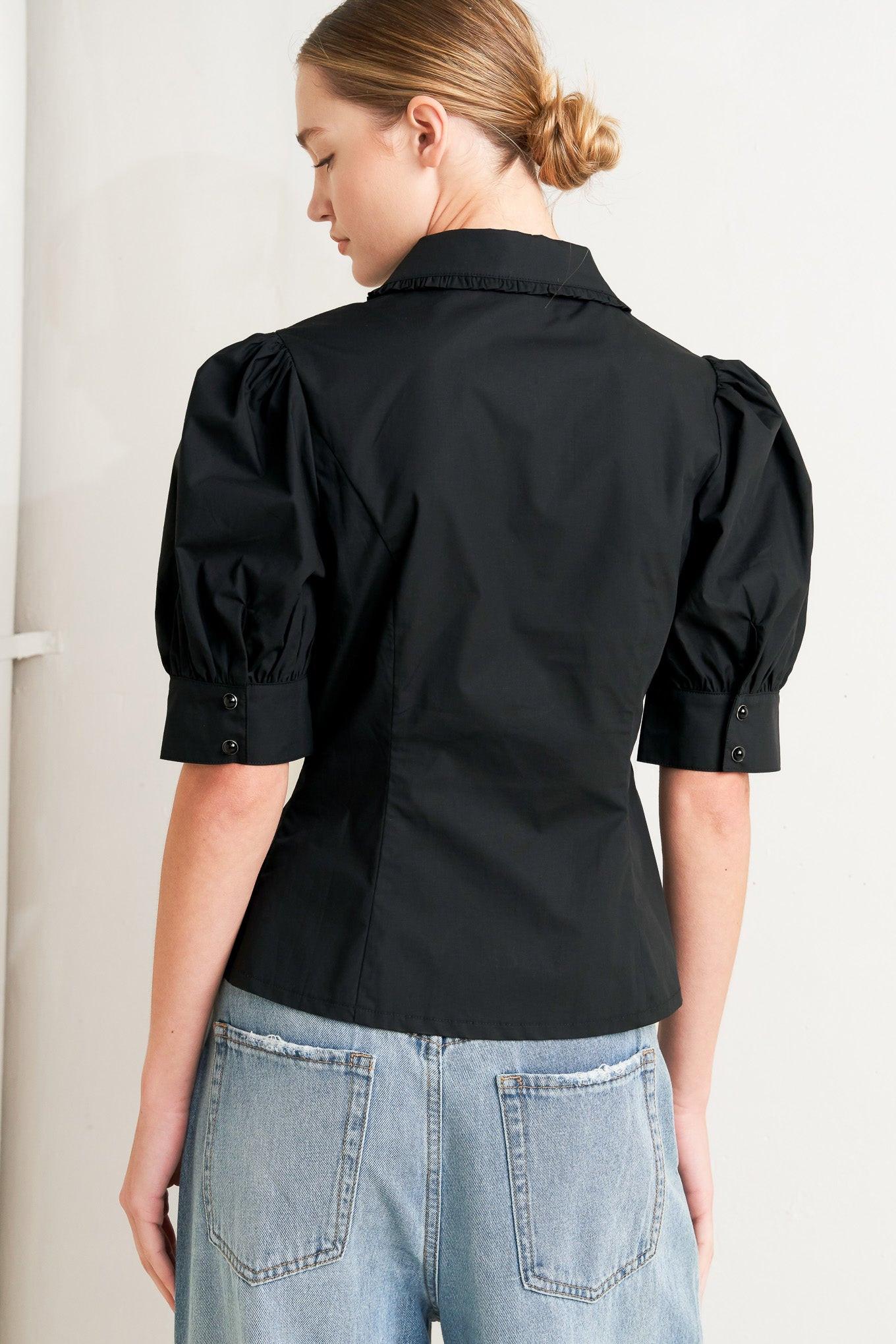 Refined Romance Woven Top - Image 10