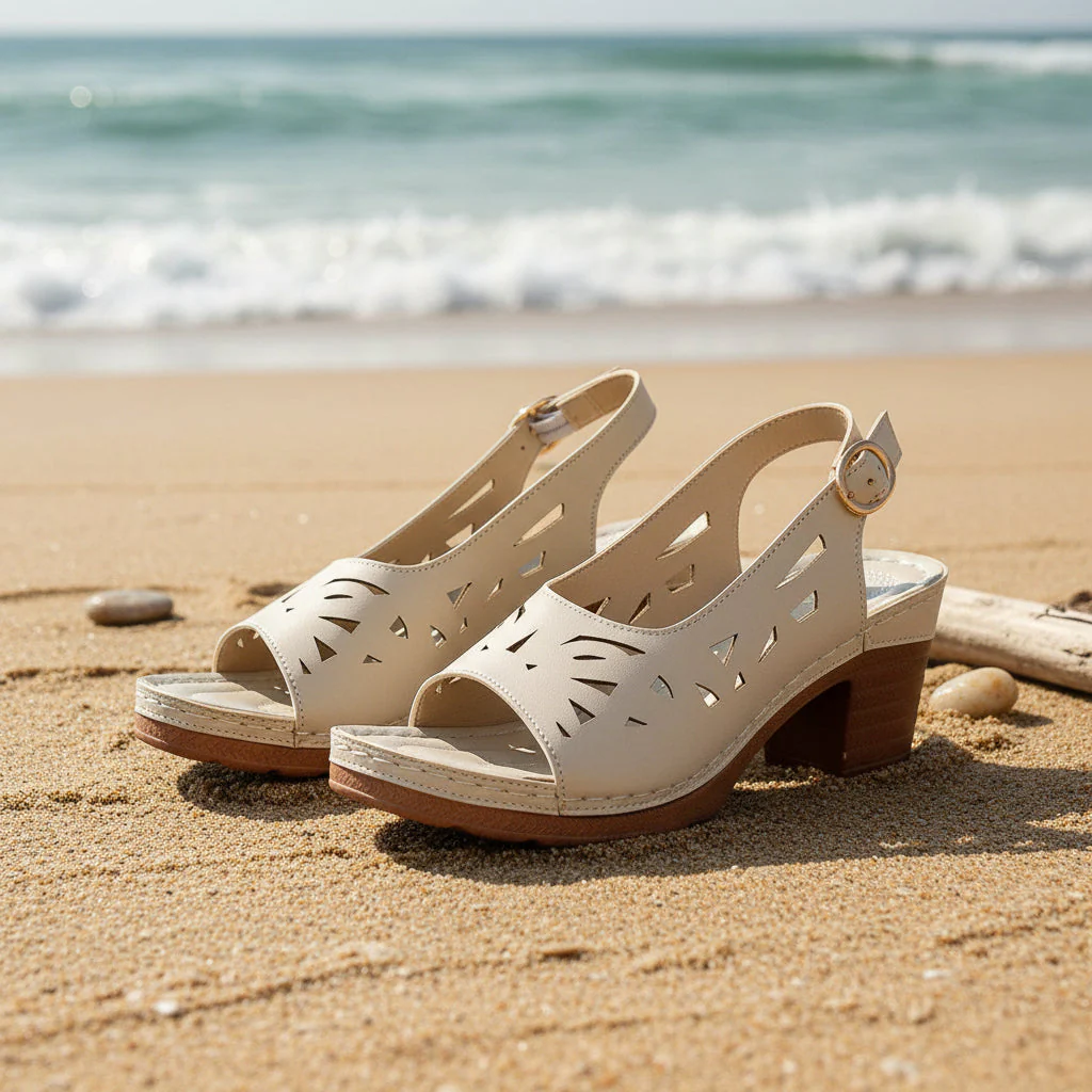 Retro Hollow-Out Buckle Strap Open-Toe Sandals – 4 Colors EU 36–43 - Image 7