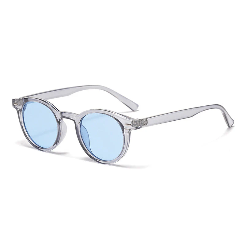 Retro Round UV400 Sunglasses – European Style Tinted Frames - Image 11
