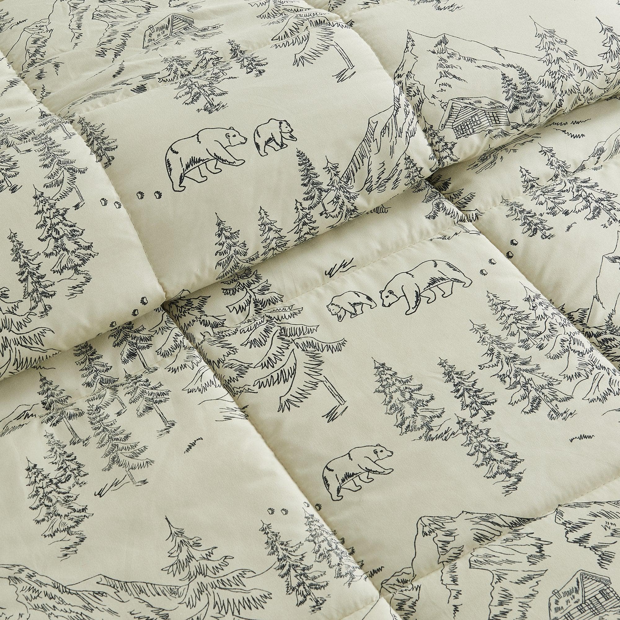 Reversible Christmas Comforter and Sham Set - Holiday / Lodge Odette Collection - Image 3