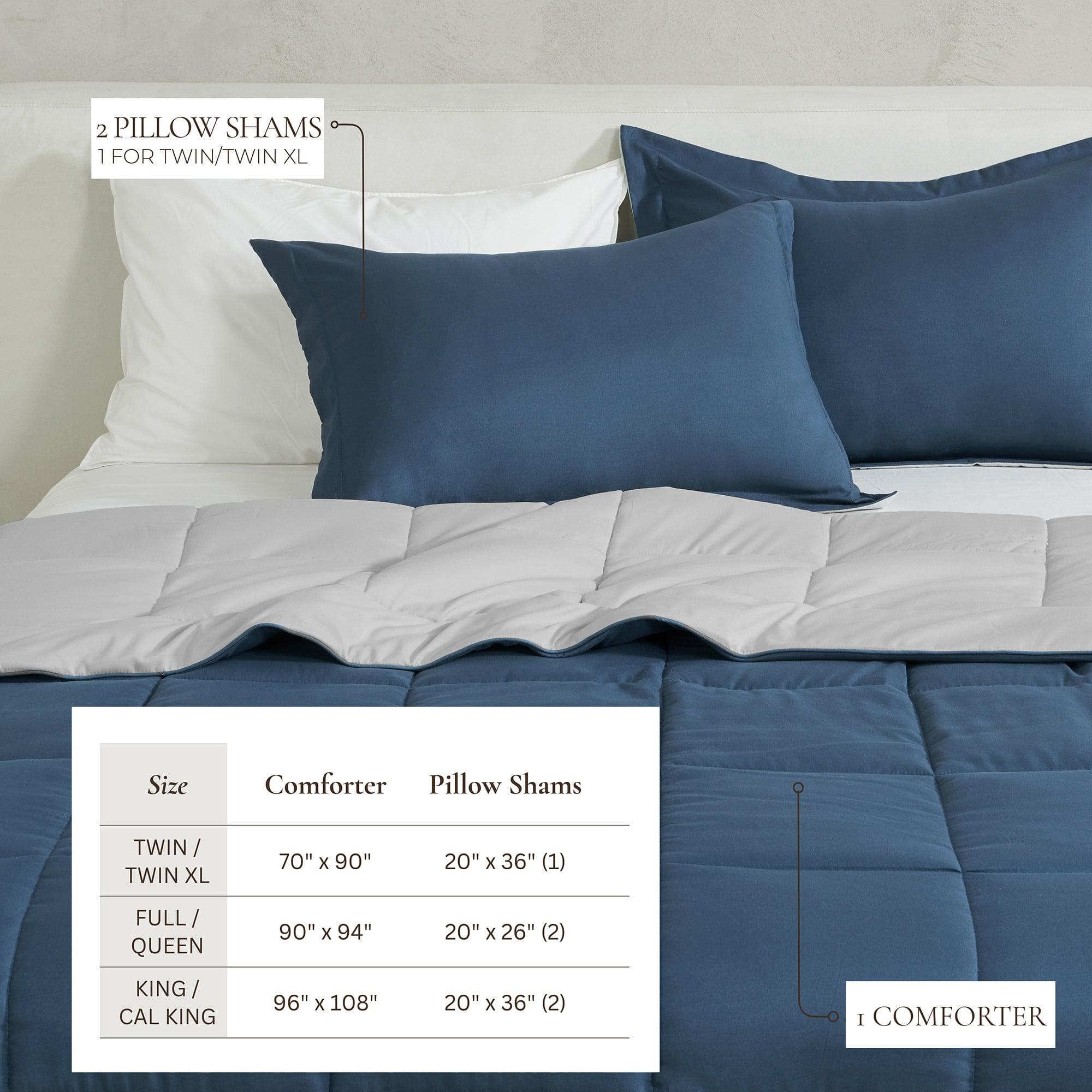 Reversible Comforter Set - Odette Collection - Image 34