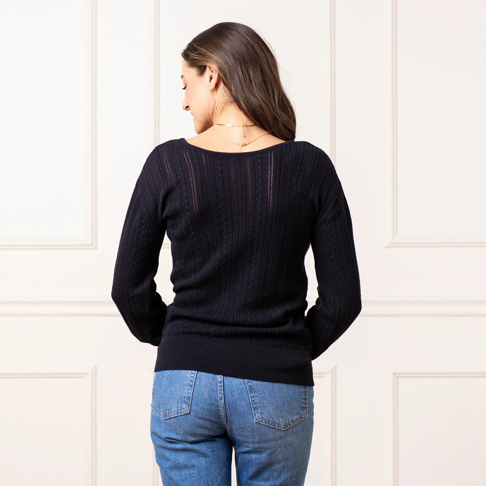 Reversible Wrap Sweater - Image 4