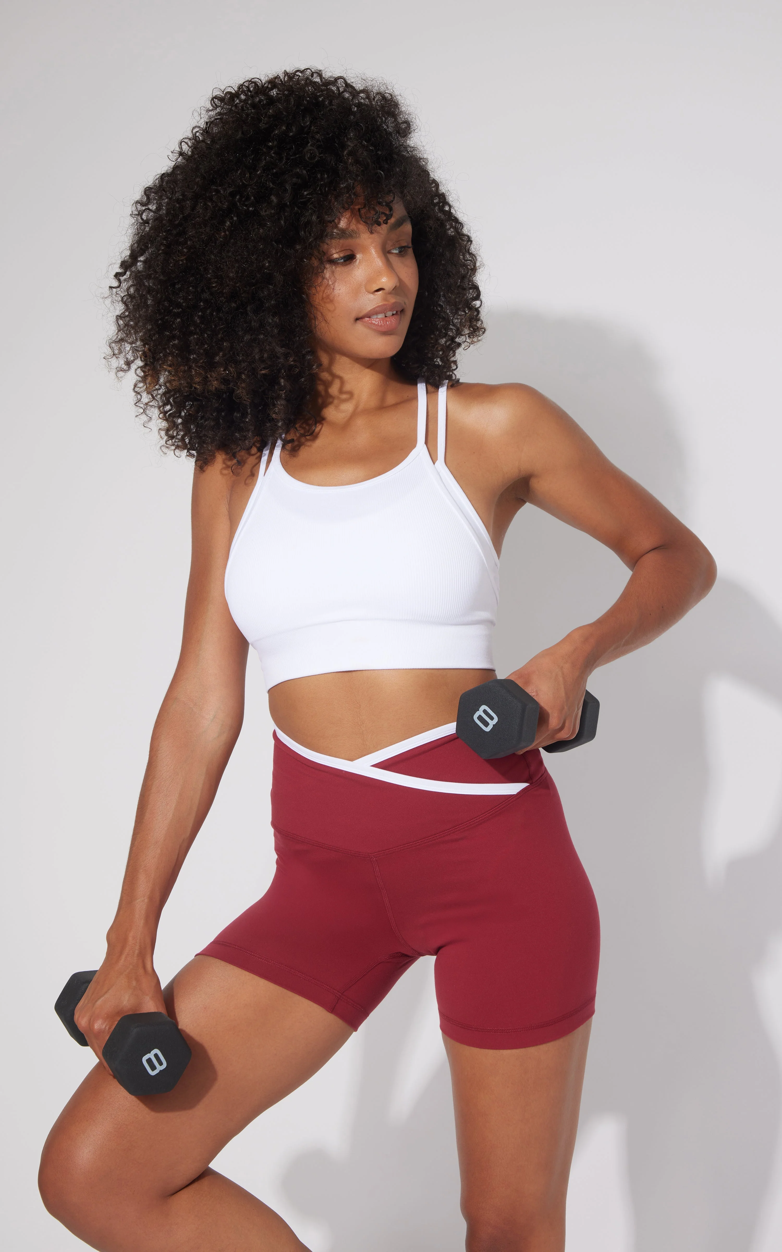 Ribbed Seamless Double Layer Bra - Image 14