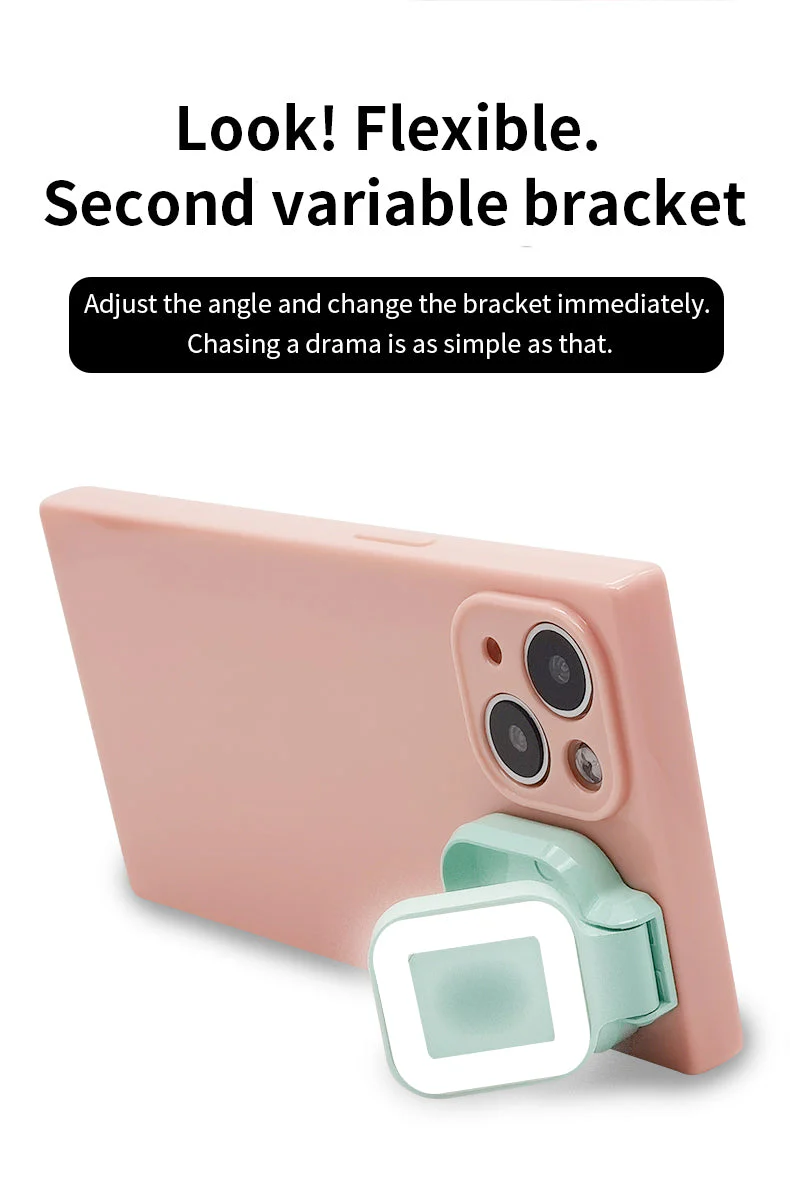 Ring Selfie Flip Light iPhone Case - 3 Colors - Image 37