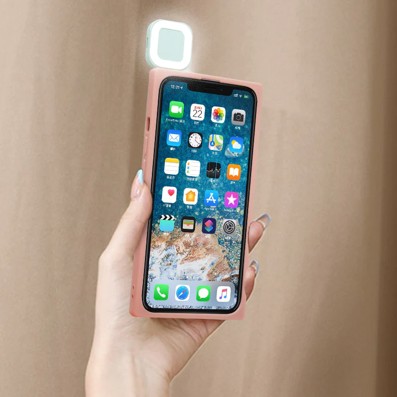 Ring Selfie Flip Light iPhone Case - 3 Colors - Image 55