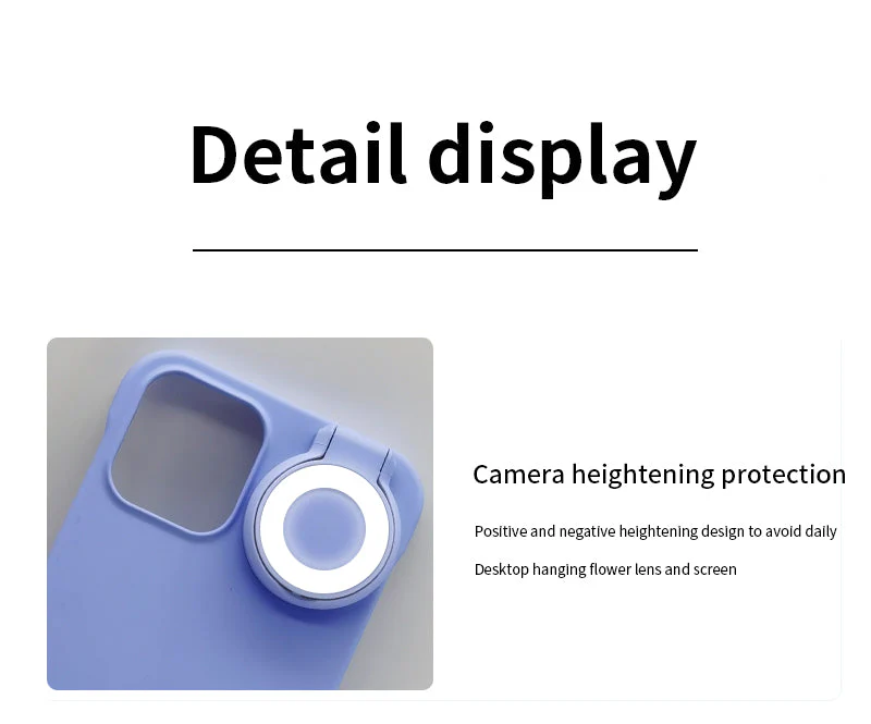 Ring Selfie Flip Light iPhone Case - 3 Colors - Image 9