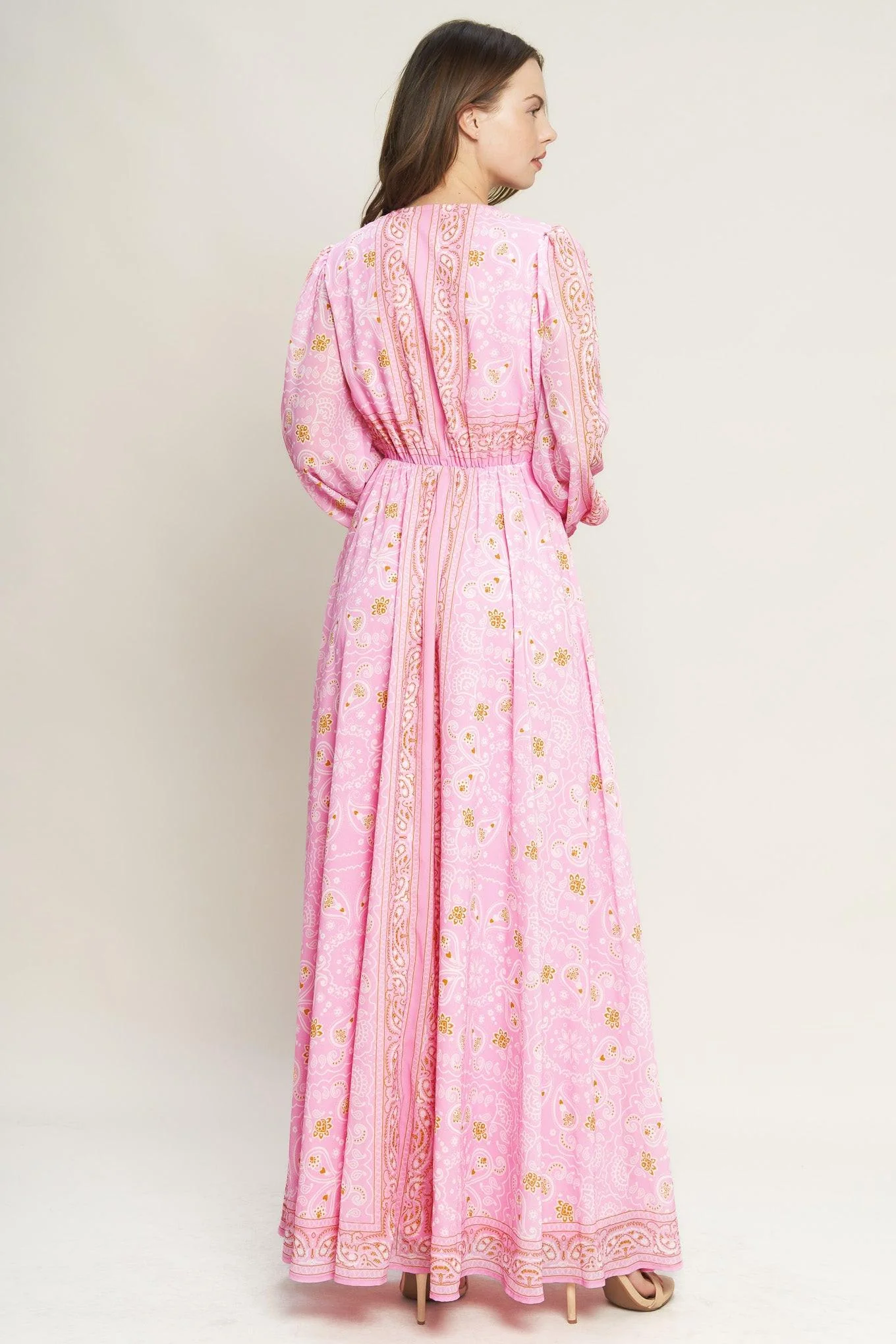 Ripples of Time Woven Maxi Dress - Image 10