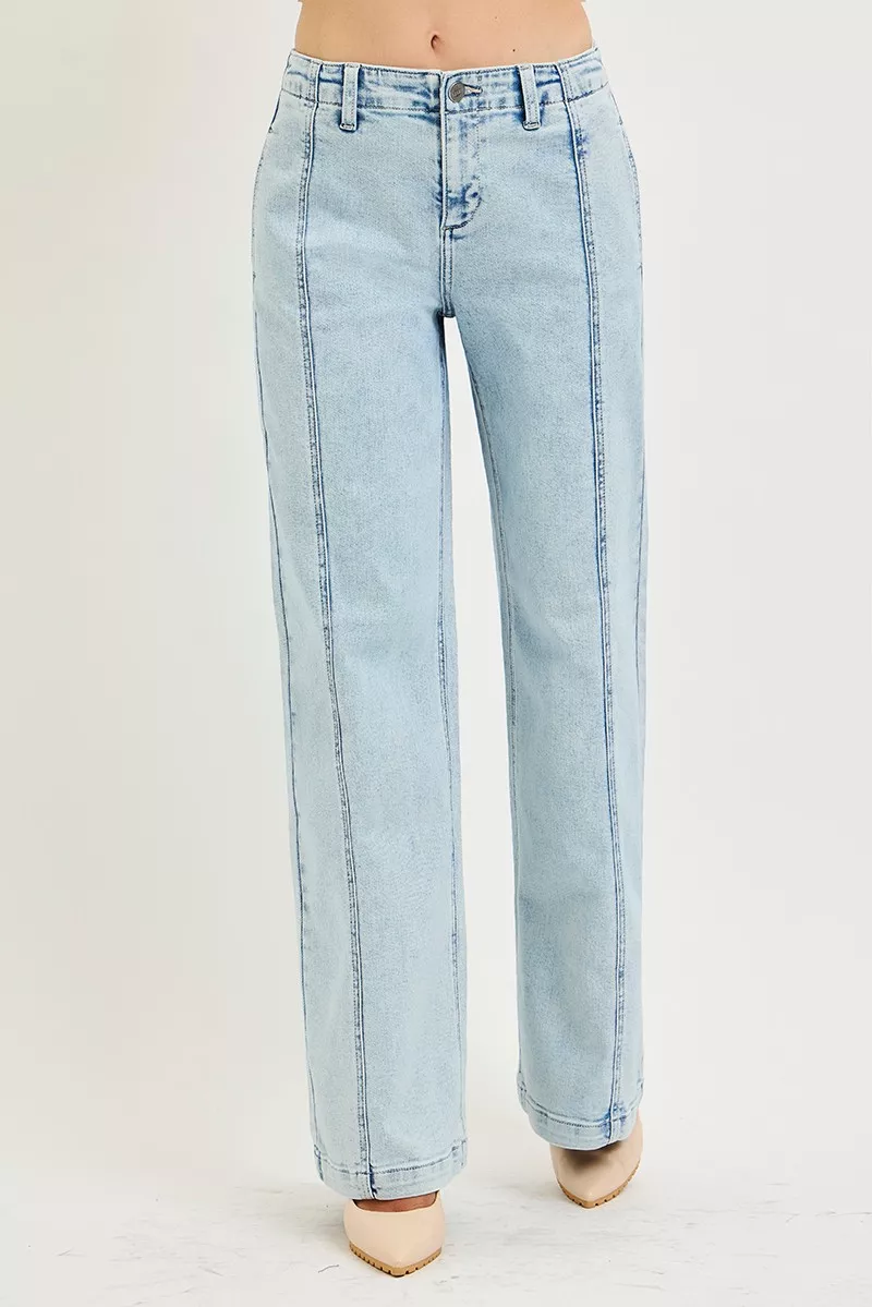 RISEN Slouchy Wide Leg Jeans - Image 5