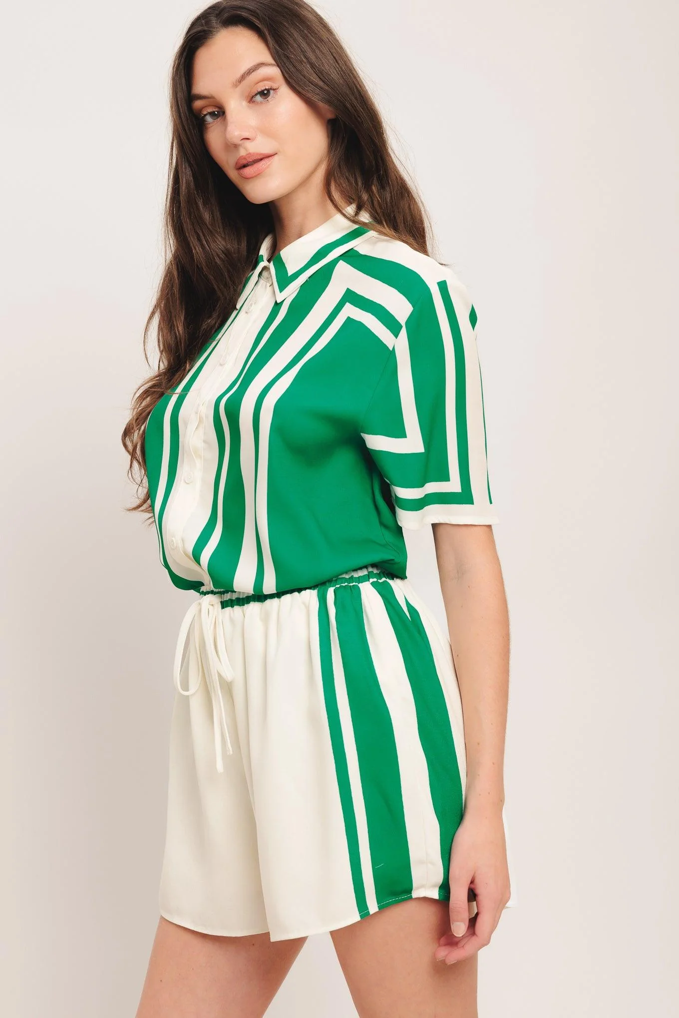 Riviera Stripe Woven Short - Image 6