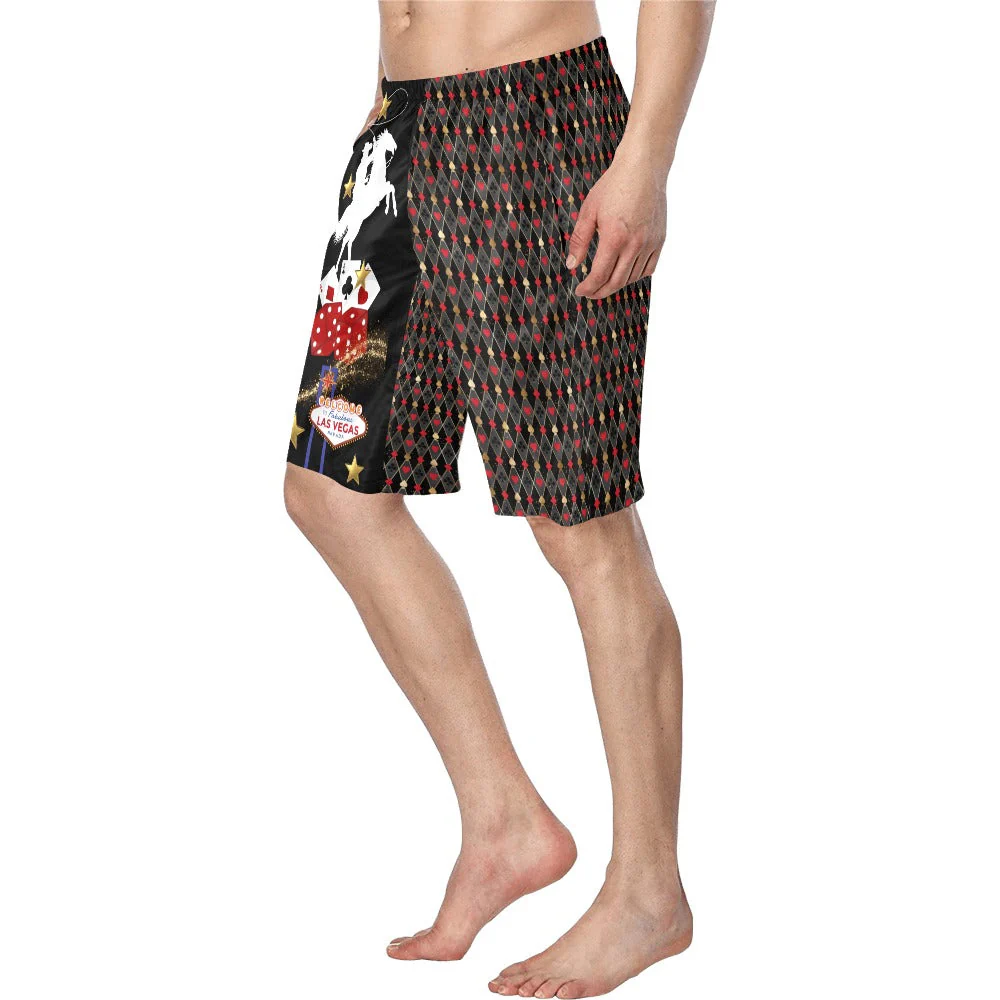 Rodeo Vegas Men's Western Swim Trunks Shorts - Image 4