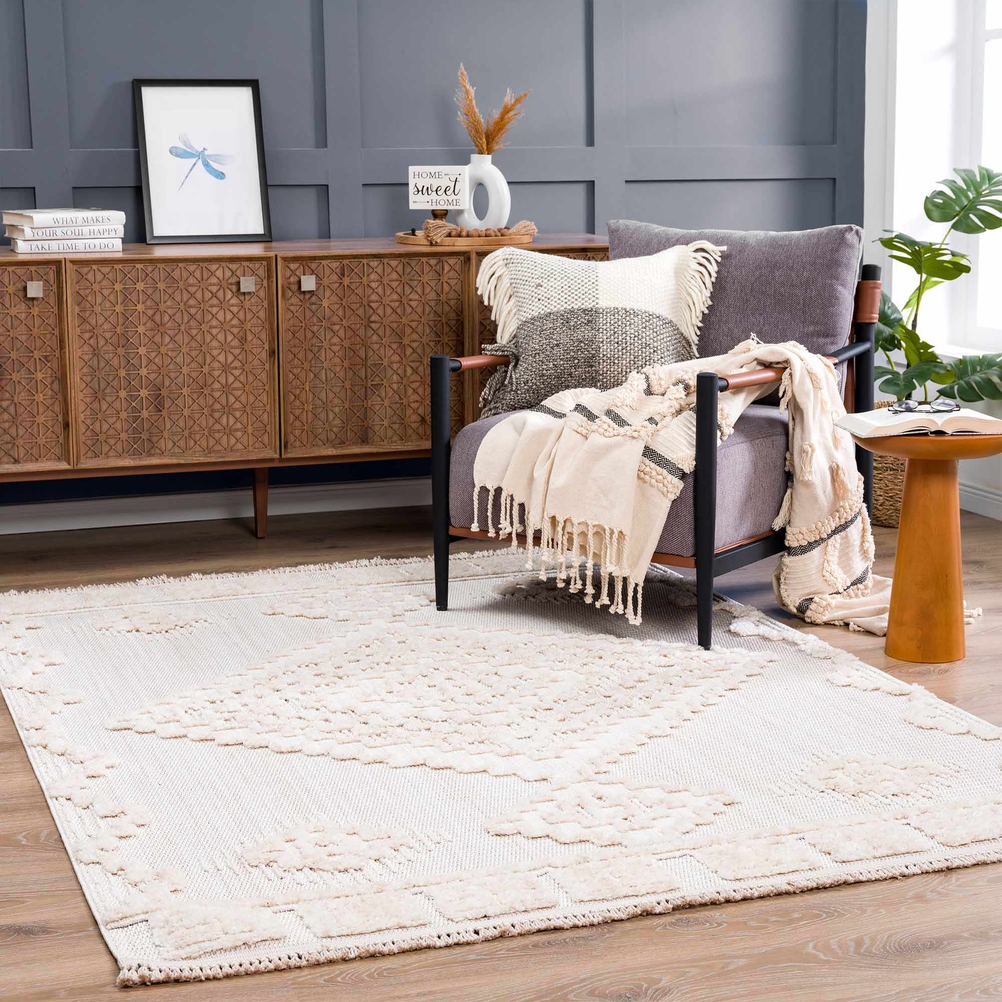 Rosales High-Low Rustic Rug - Image 17