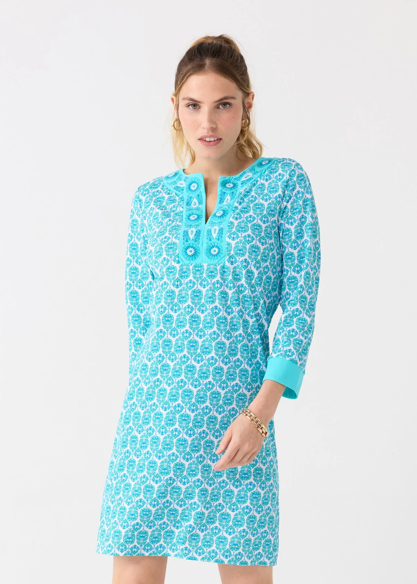 Rosebay Embroidered Tunic Dress - Image 3