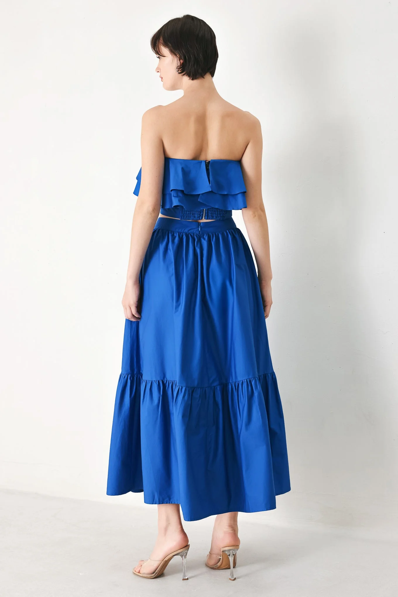 Royal Flow Woven Tube Top - Image 7