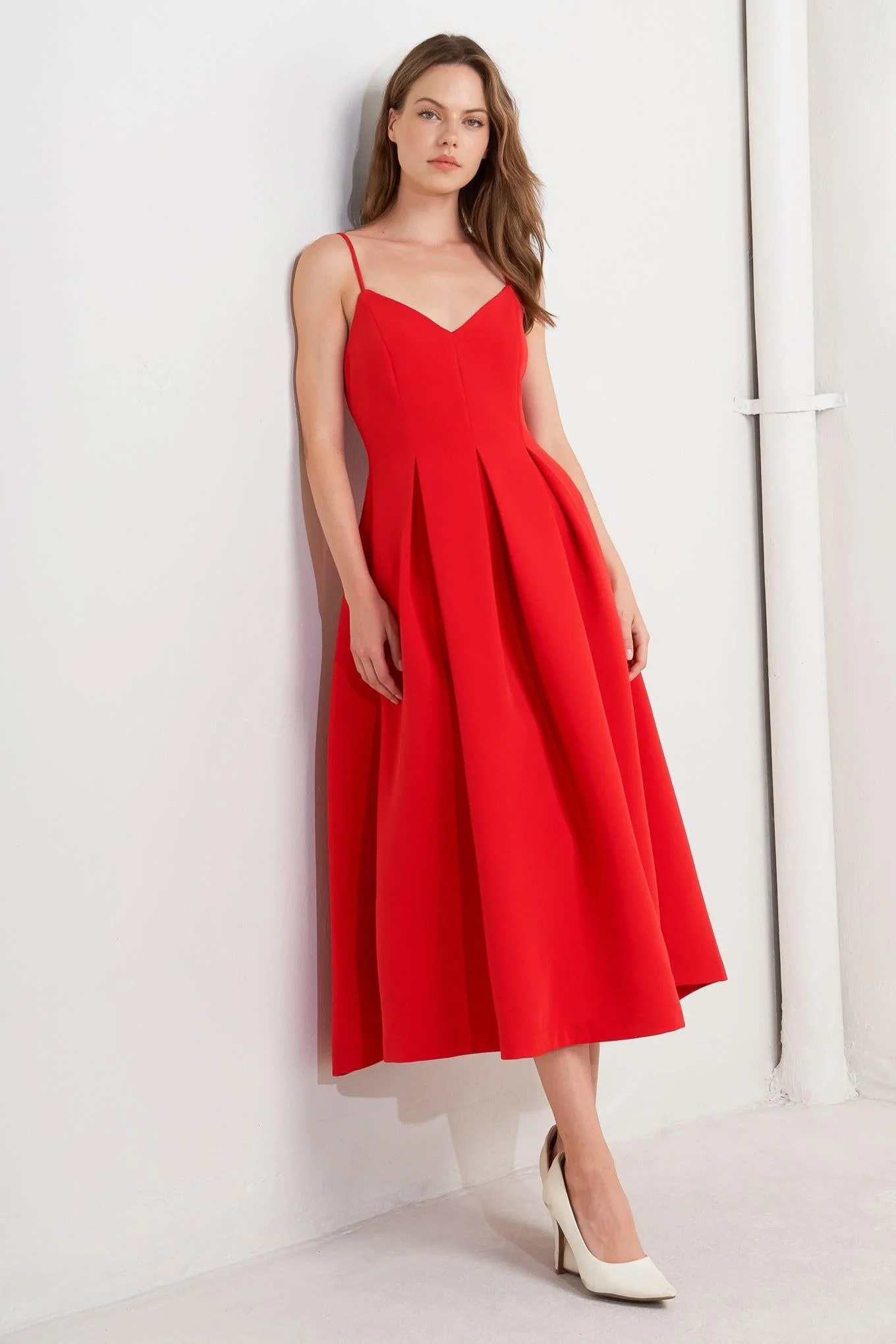 Ruby Affair Woven Midi Dress - Image 6