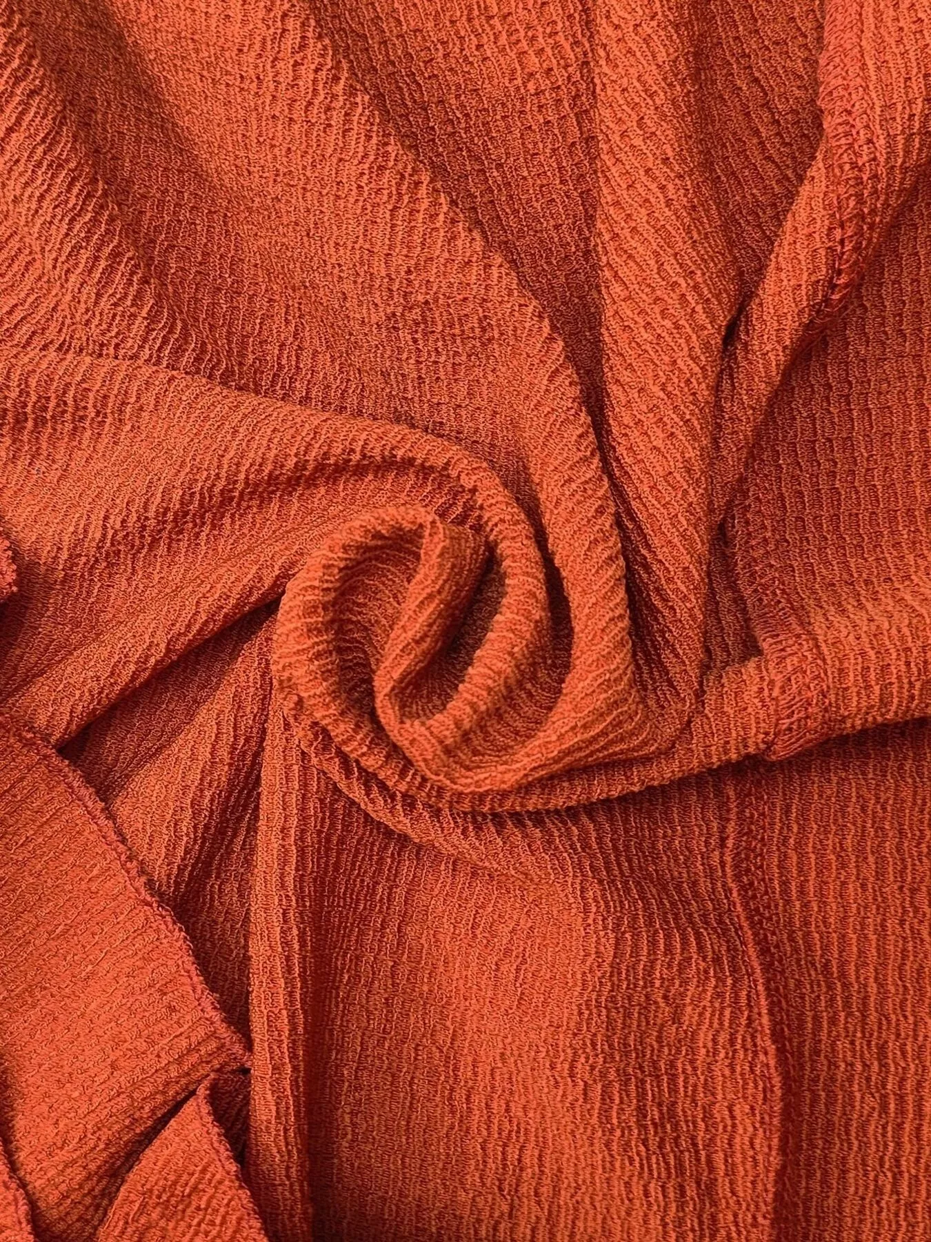 Ruffled High-Low Long Sleeve Dress - Image 6