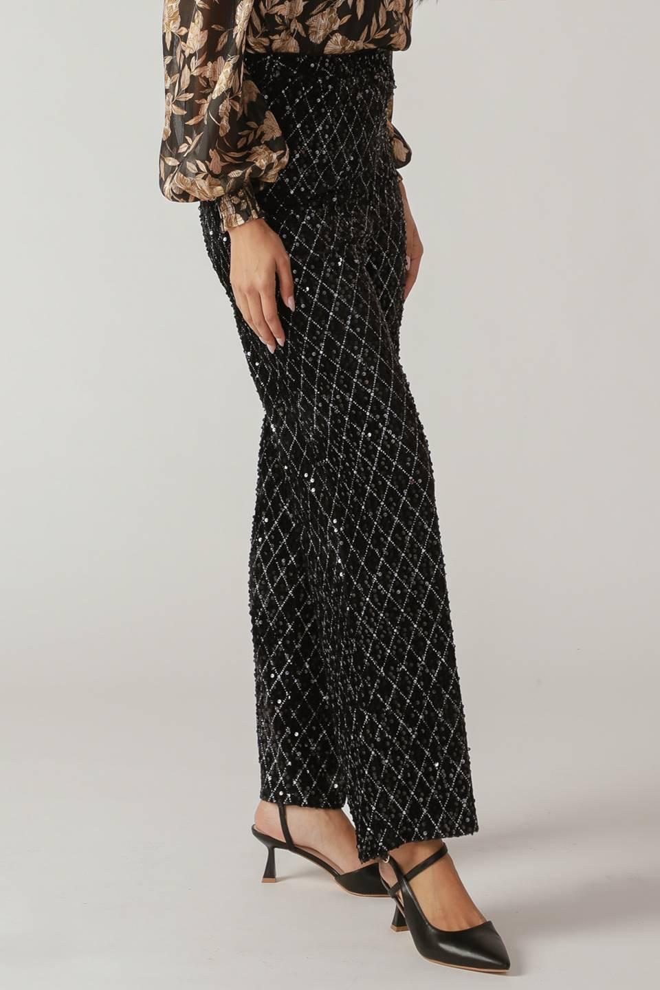 Running Out of Time Sequin Pants - Image 6