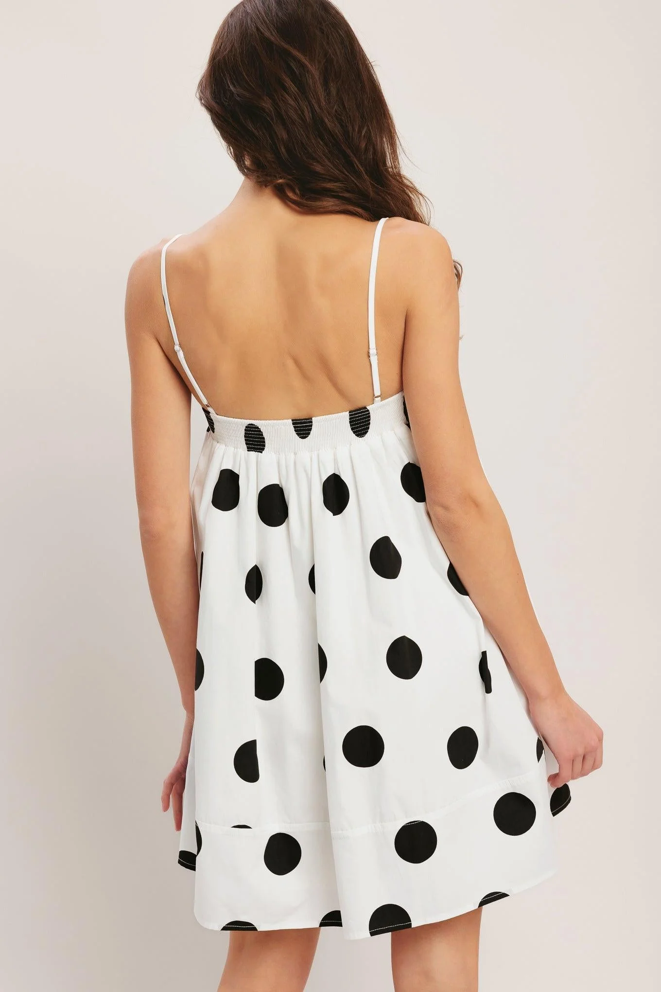 Runway Polka Woven Mini Dress - Image 2