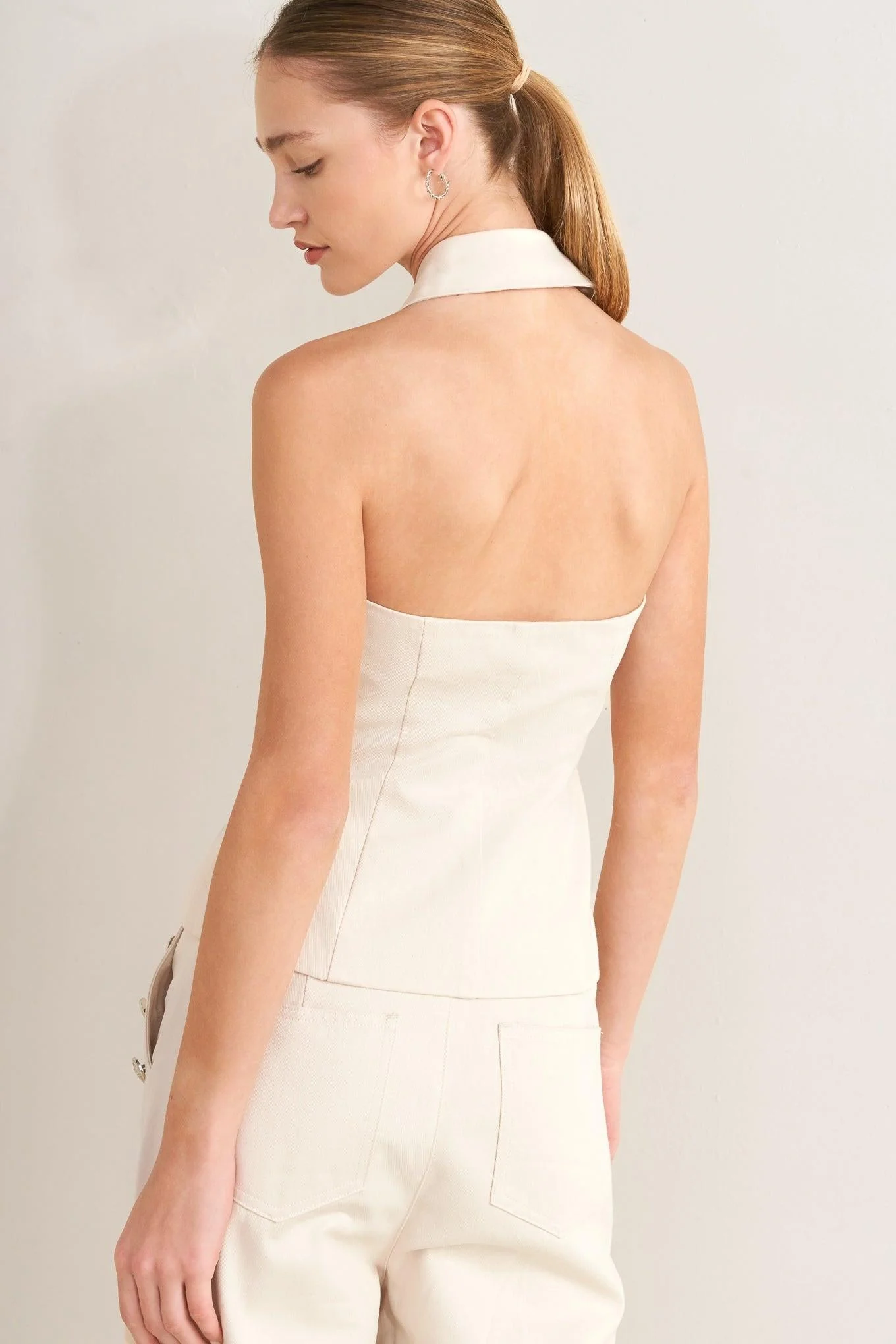 Runway Tailored Woven Vest - Image 2