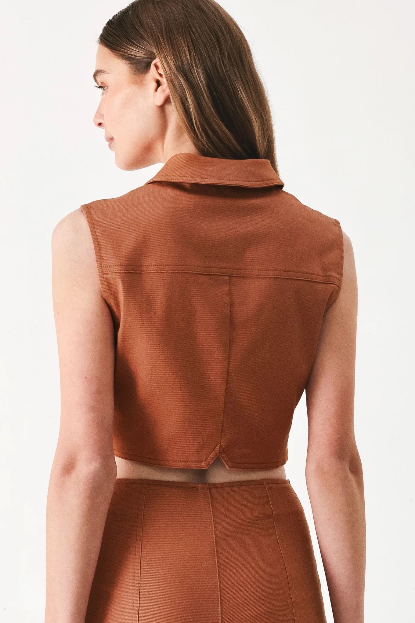 Sahara Edit Woven Crop Top - Image 2