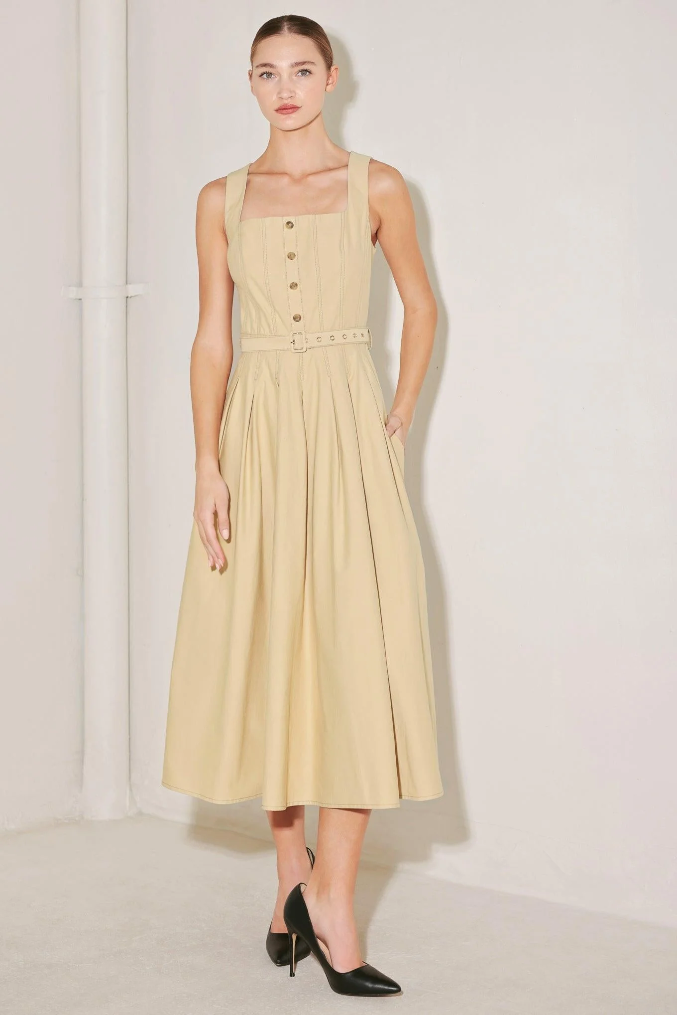 Sahara Grace Woven Midi Dress - Image 4