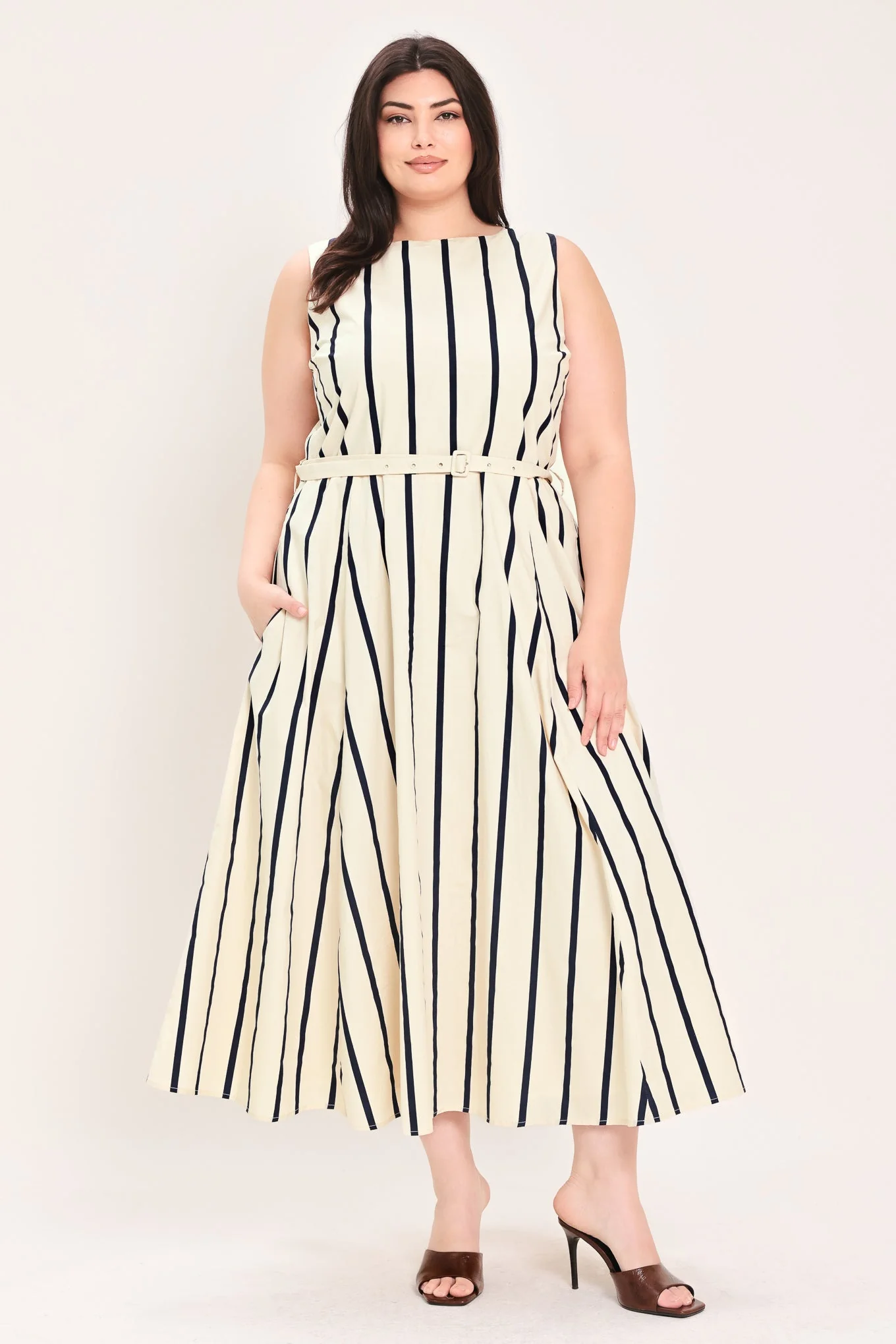 Sail Away Woven Midi Dress - Image 4